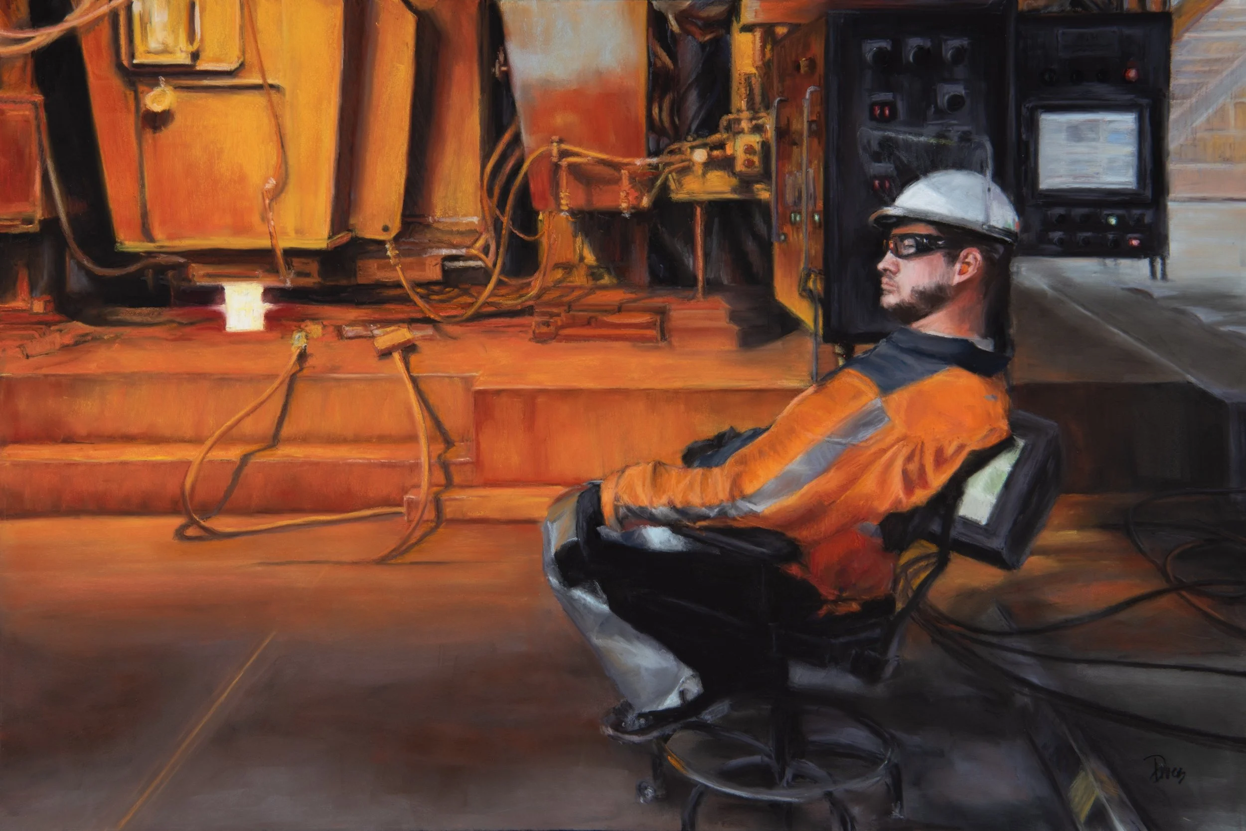 Blue Collar – 24” x 36”