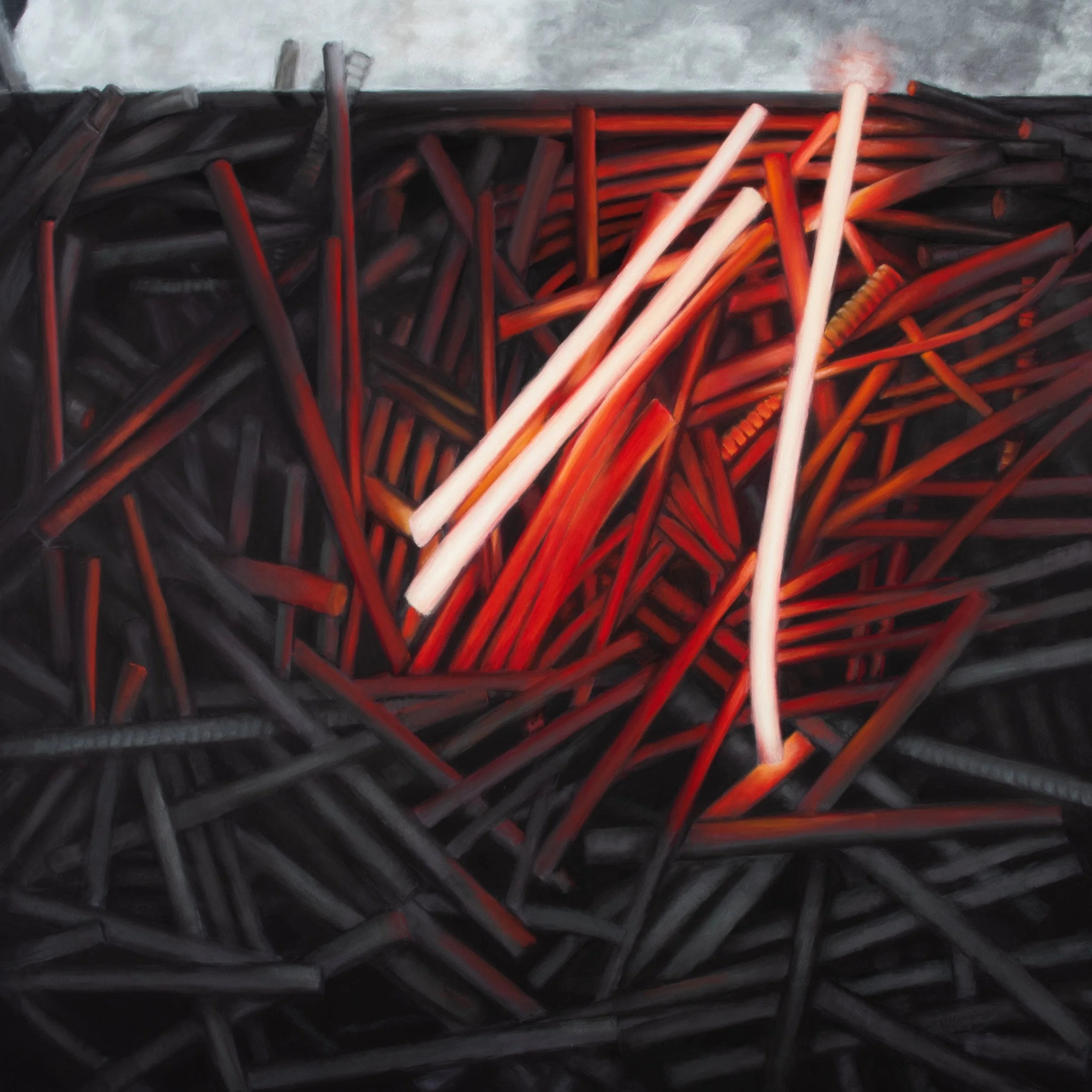 Bin of Cropped Ends – 48” x 48”