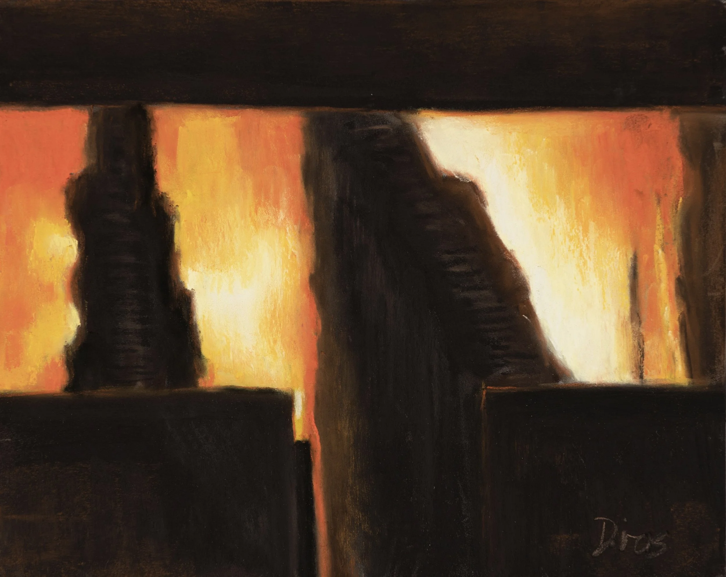 Into the Furnace – 8” x 10”