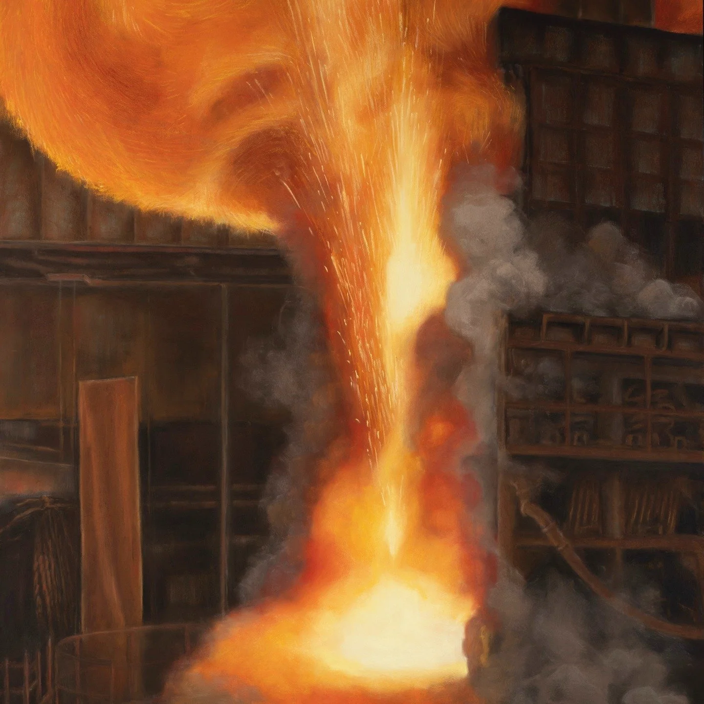 It is such a thrill to see your work exhibited in a museum, especially one as esteemed as @butlerartmuseum! Thanks to The Butler and its Director, Dr. Louis A Zona, for selecting my pastel painting. 

&quot;Electric Arc&quot; 48&quot; x 36&quot; is p