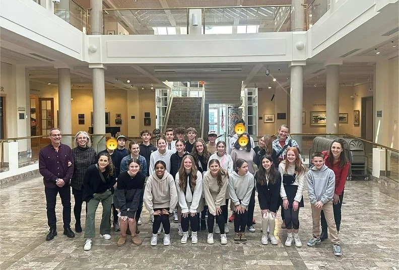 I toured @butlerartmuseum with art students from @ariseclassicalacademy and @watermarkclassical this past week. The tour ended in The Giffuni Gallery and selections from the annual @pastelsocietyofamerica exhibit. I was asked to speak about the exhib