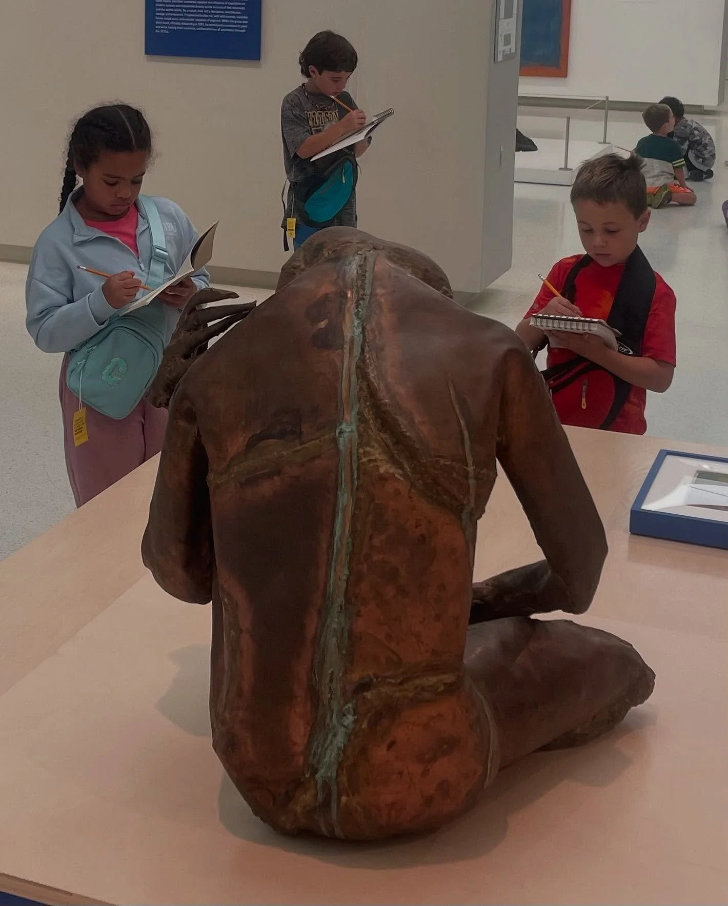 Seven grandkids with sketchbooks + one great art museum = an awesome day

#kidartist #carnegiemuseumofart #carnegiemuseum  #teachart #sketchbookdrawing #teachyourchildrenwell