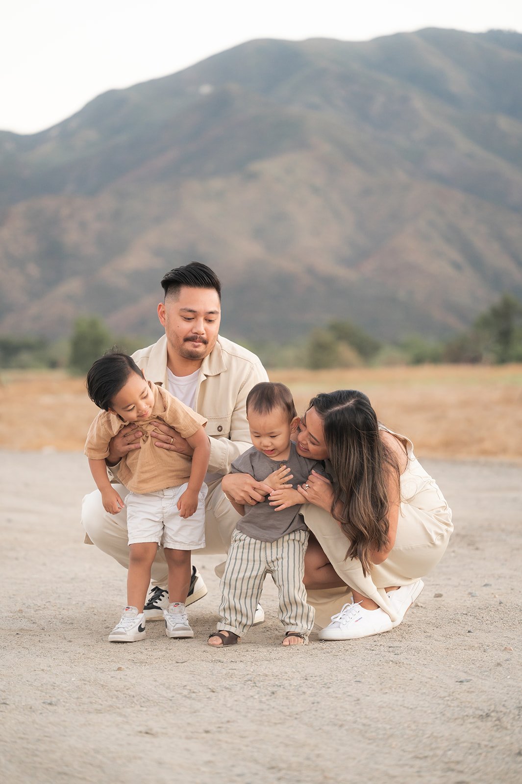 A playful evening amid the Corona,CA Fields and Mountains - Gatcha Family