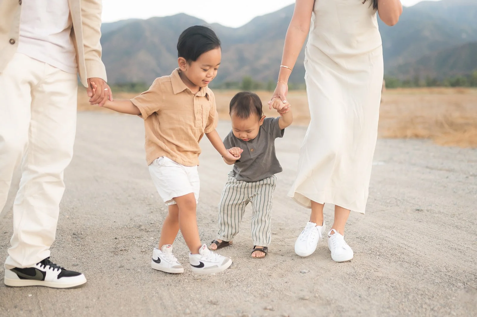 A playful evening amid the Corona,CA Fields and Mountains - Gatcha Family