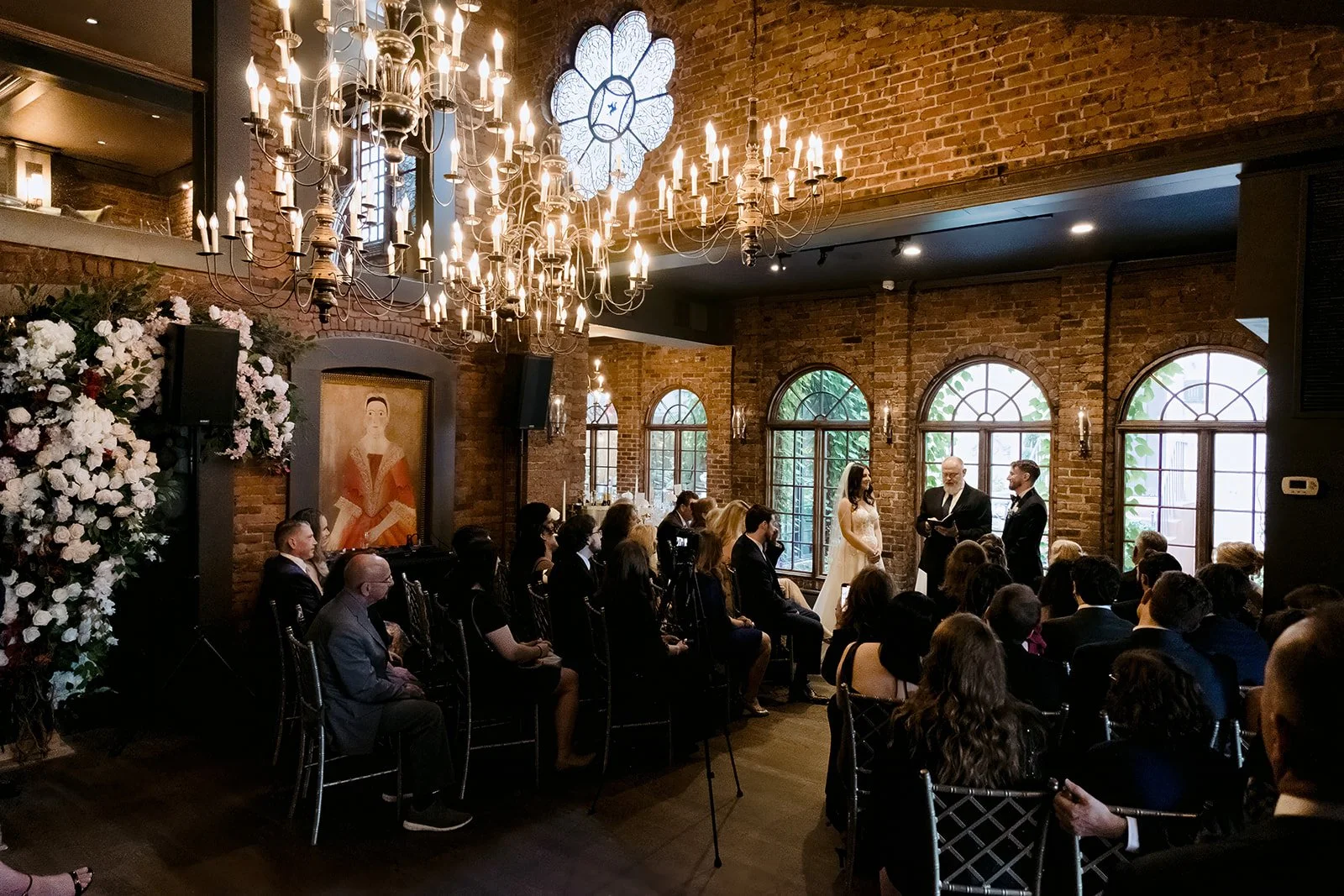 Candlelit and Cozy Summer Indoor Wedding at One if by Land, Two if by Sea in Manhattan, New York City - 1048.jpg