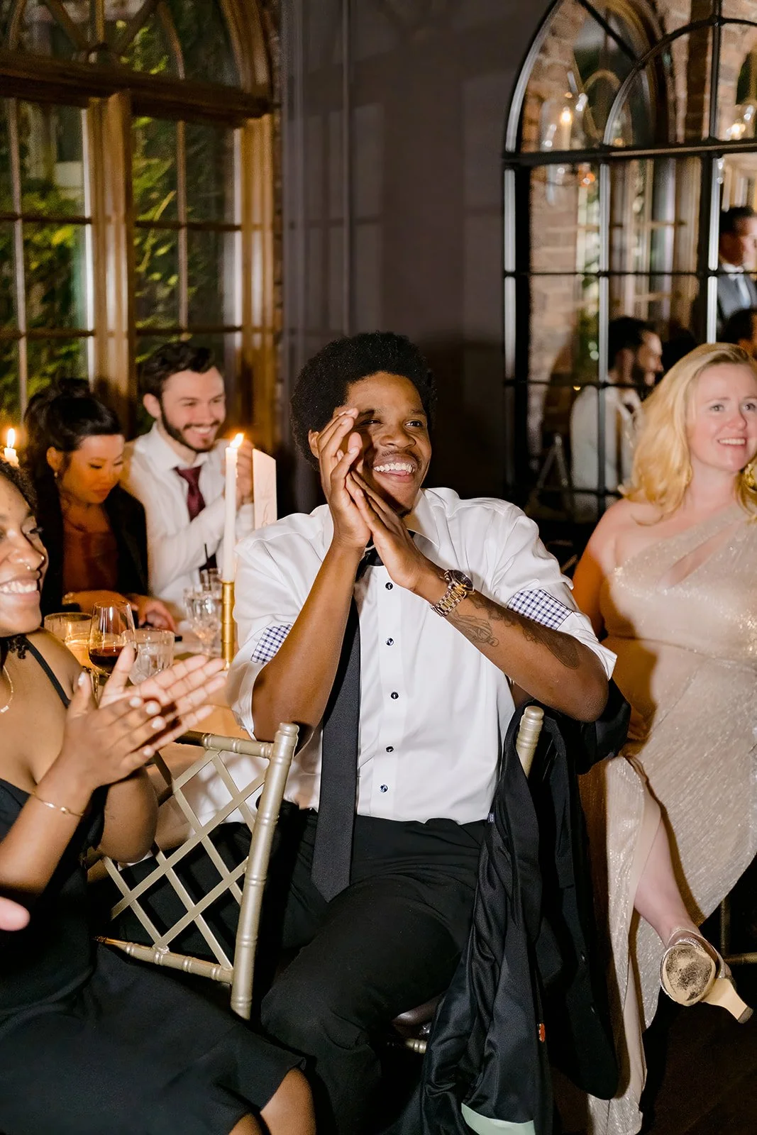 Candlelit and Cozy Summer Indoor Wedding at One if by Land, Two if by Sea in Manhattan, New York City - 1073.jpg