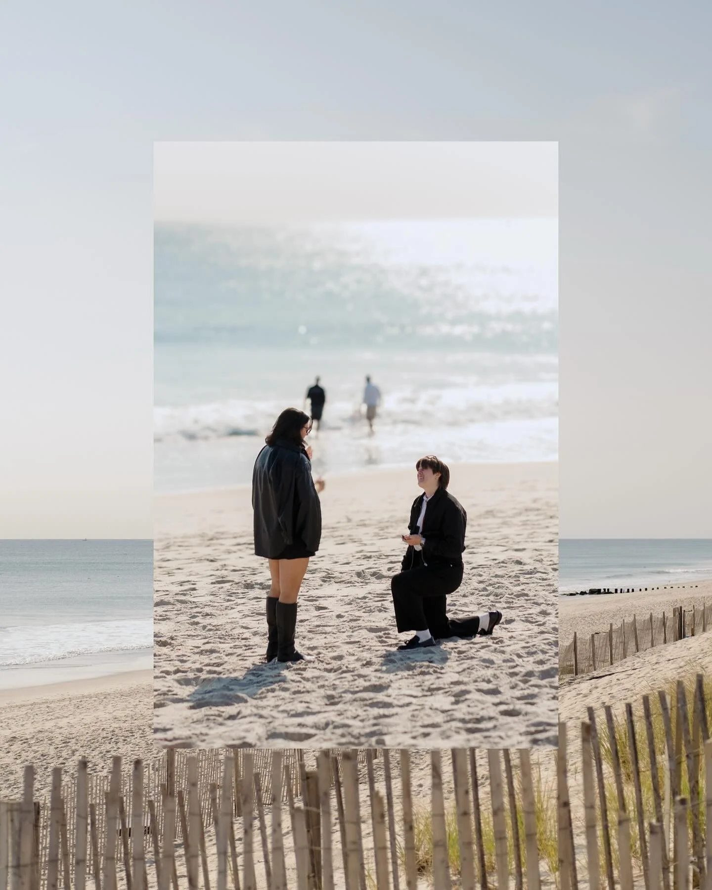 One of the sweetest reactions I&rsquo;ve had the honor to photograph. Your love is contagious 🥹 congrats Stacie and Natalie 💞

.
.
.
.
.
Keyword tags:
Jersey City wedding photographer, Bay Head, Point Pleasant, Asbury Park photographer, beach propo
