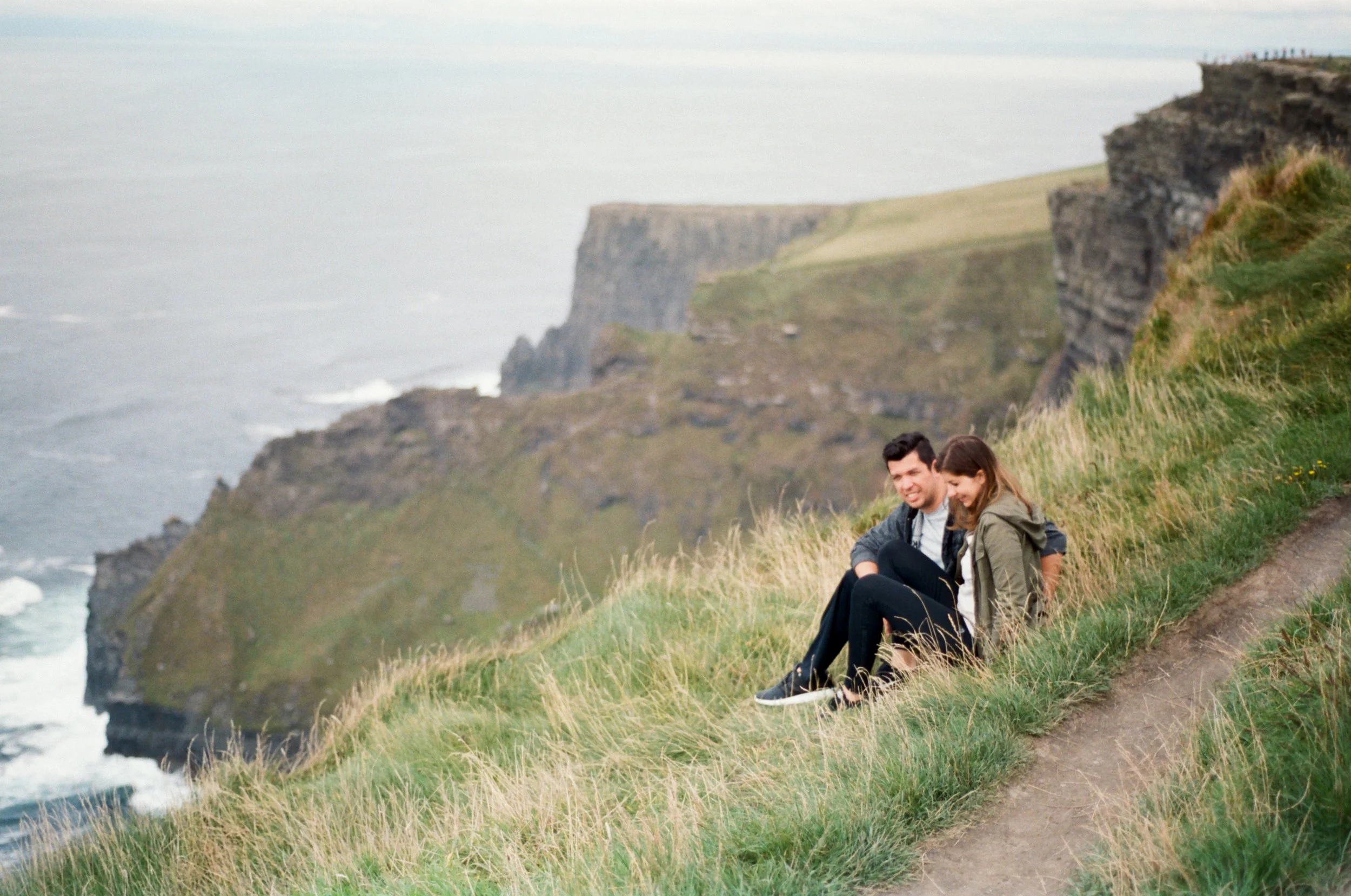 Cliffs of Moher Ireland Destination Engagement Session Wedding Photographer