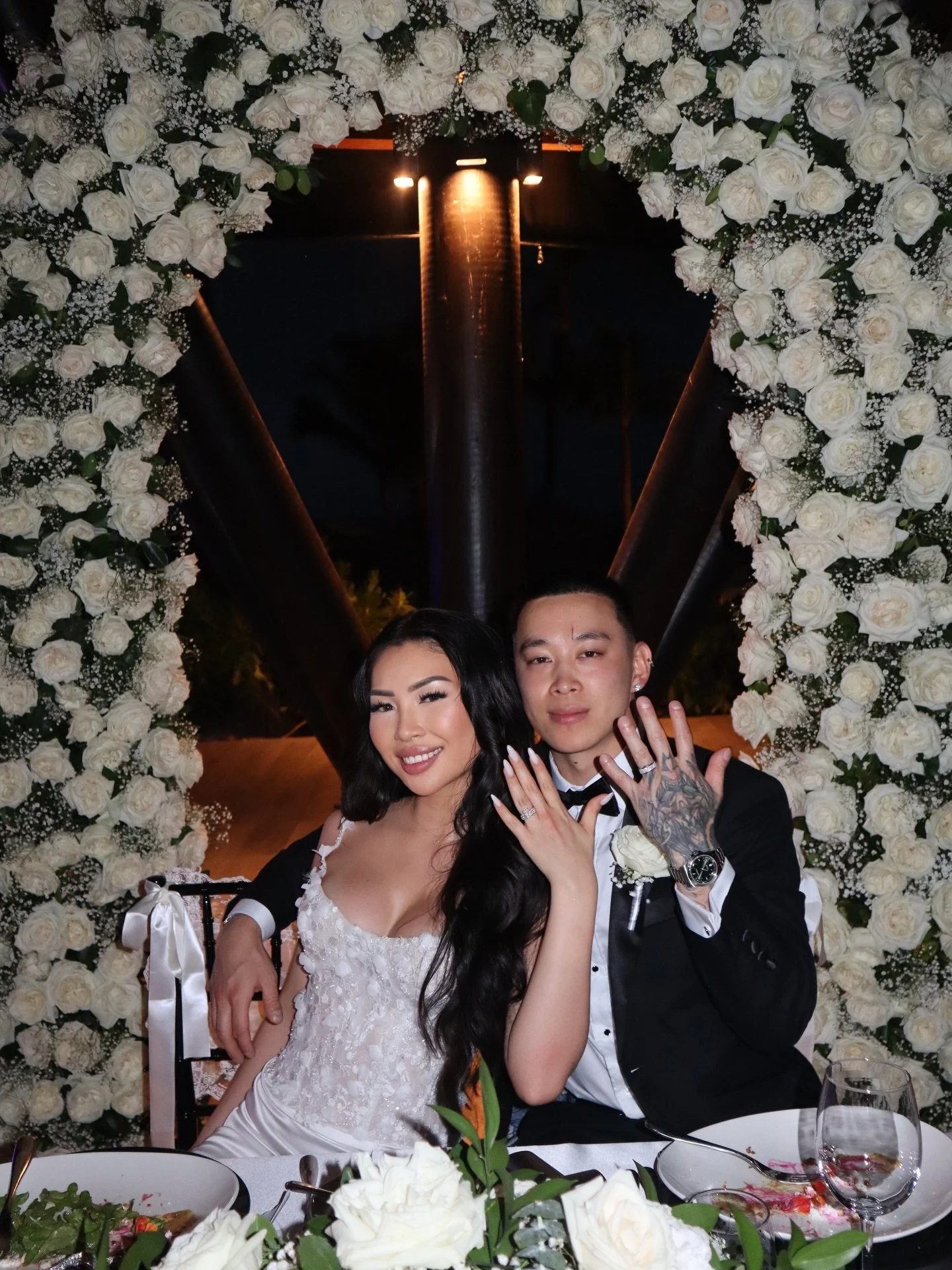 PSA NURSE MYLY IS OFFICIALLY A WIFEY💍🤍✨
@injectormyly 

It has been such an honour getting to watch you grow through all your milestones, but this one takes the cake🎂 Myly we are so beyond happy for you both and can&rsquo;t wait for this next chap