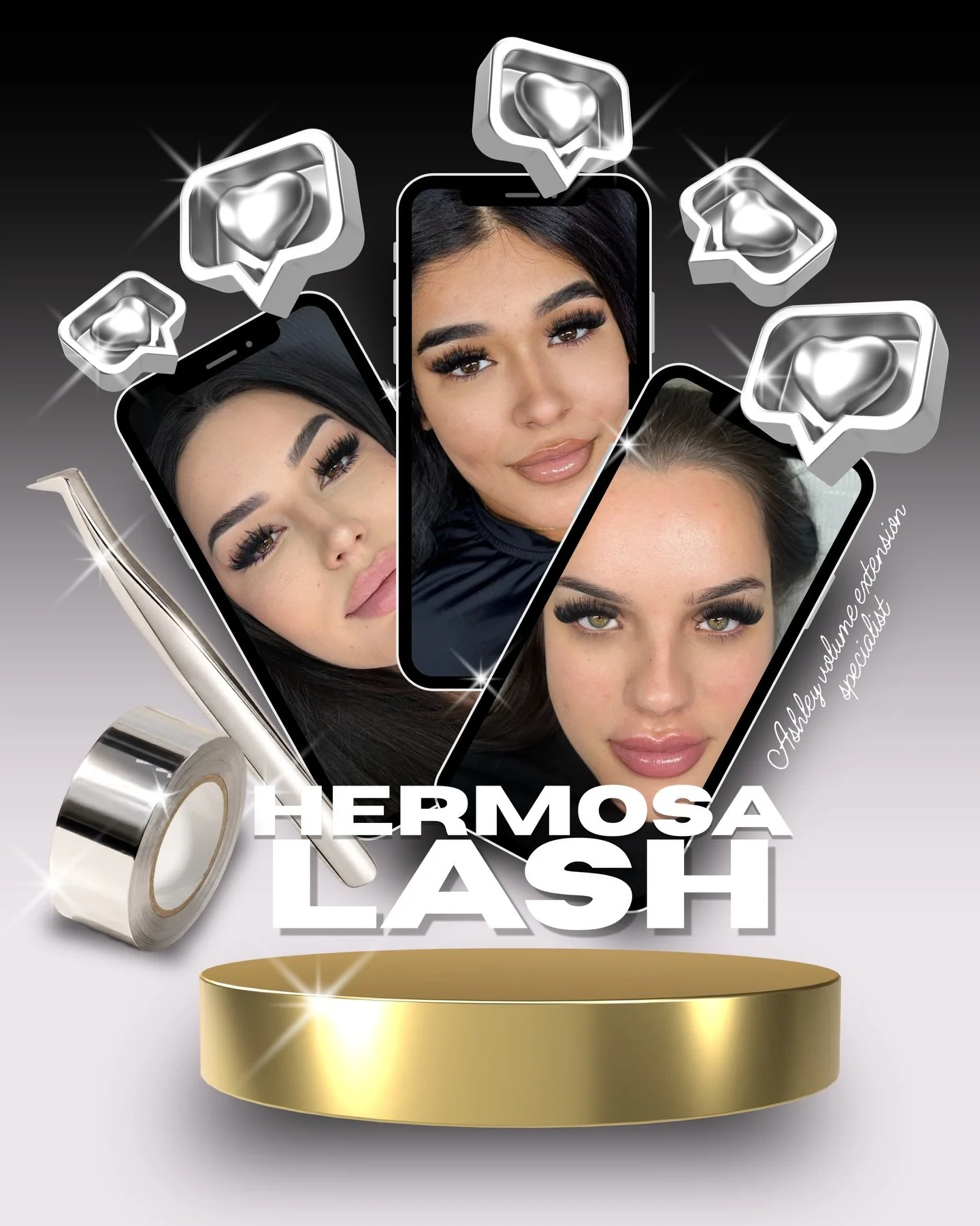 LATINA LASH MAMI OFFICIALLY AVAILABLE AT HERMOSA KING⭐️❤️✨

Welcome Ashley aka &ldquo;LASH MAMI&rdquo; to the Hermosa team💛
VOLUME LASH EXTENSION SPECIALIST👀 

Ashley will be available exclusively at the King location on Tuesdays and Thursdays!⭐️⭐️