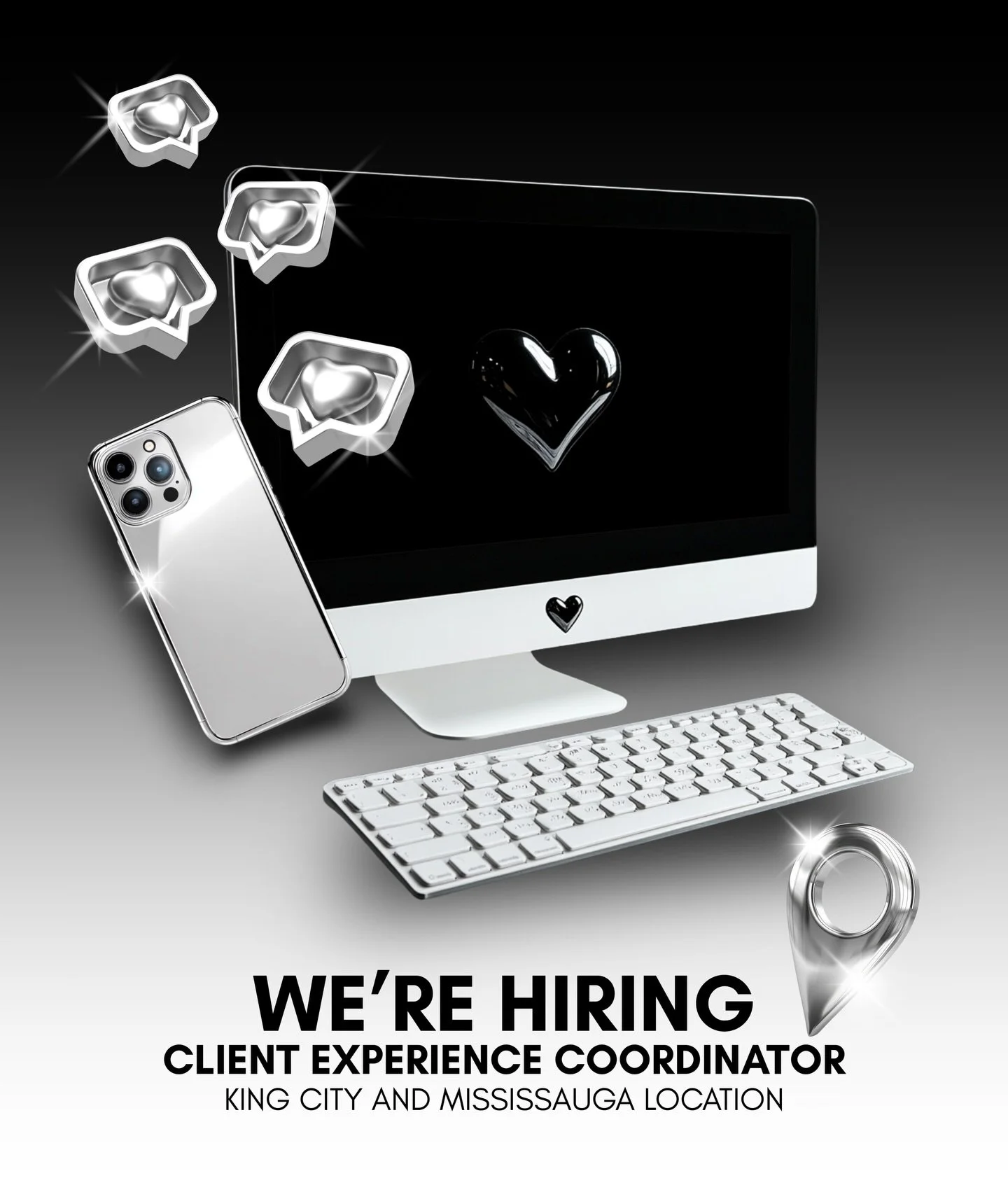 ⭐️✨💛 HERMOSA IS  HIRING ⭐️✨💛

CLIENT EXPERIENCE COORDINATOR 🤍
📍 King City + Mississauga

We&rsquo;re looking for a polished, organized, and client-focused individual to join our team 💉✨

This role goes beyond reception , we want someone passiona