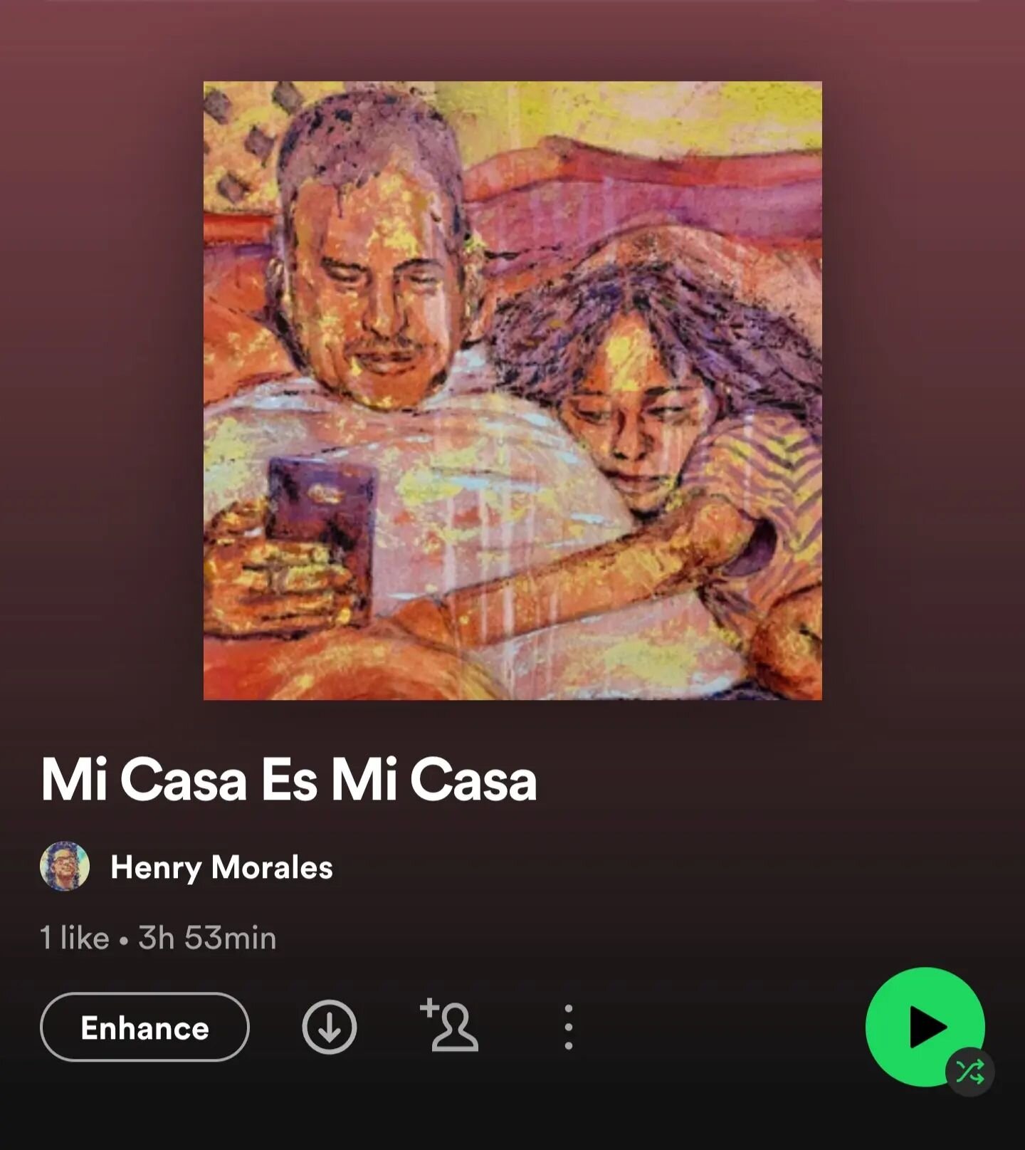 Alright yall we're about a week away from the opening of my show &quot;MI Casa Es Mi Casa&quot; @hurfordcenter. In the meantime why don't you get hyped with me by listening to a playlist of songs you would usually hear around my home growing up!

Lin