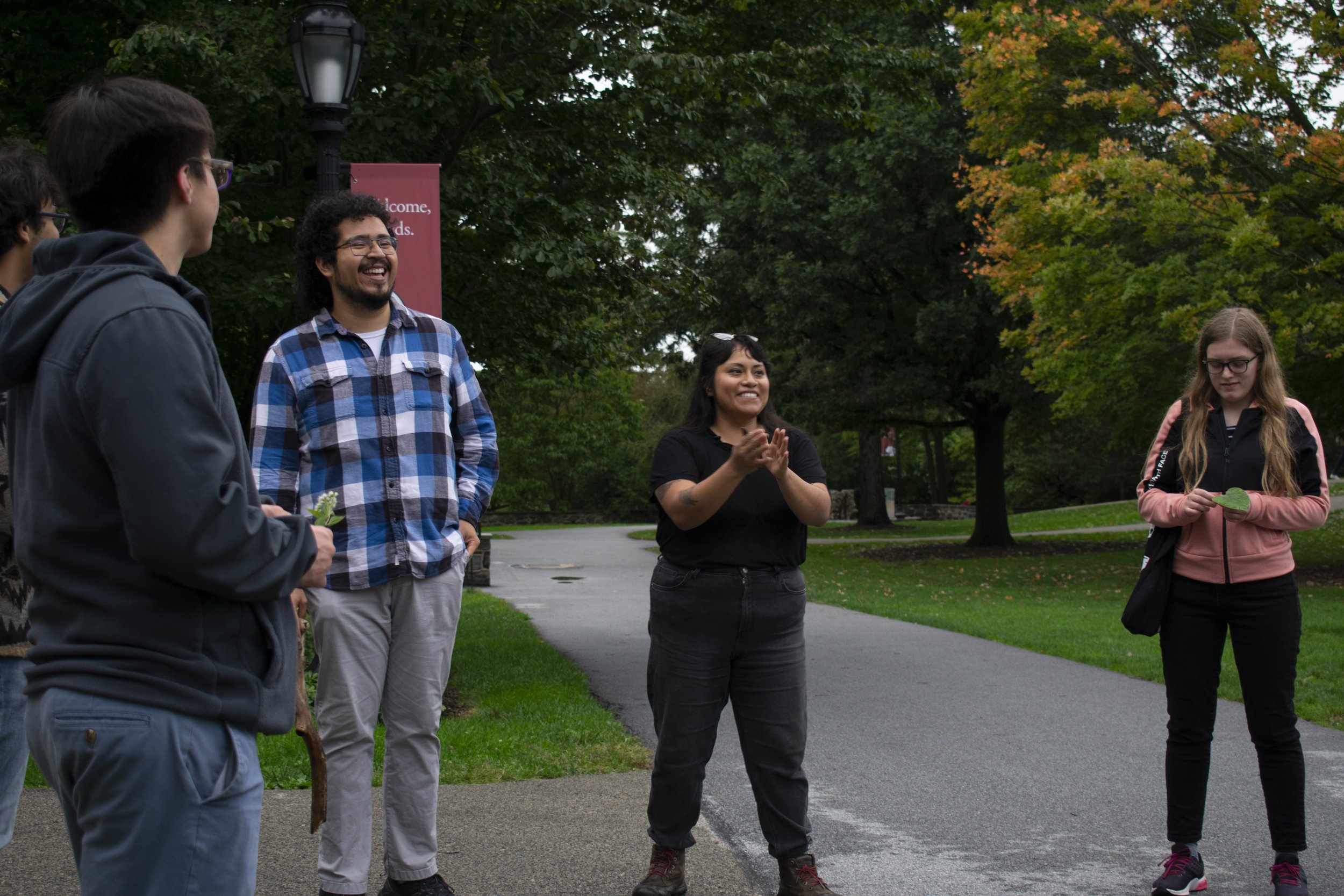 Poetry Workshop and Nature Walk with Artist Jessica Elena AquinoSumita Lacey, Haverford College 2026_14.jpg