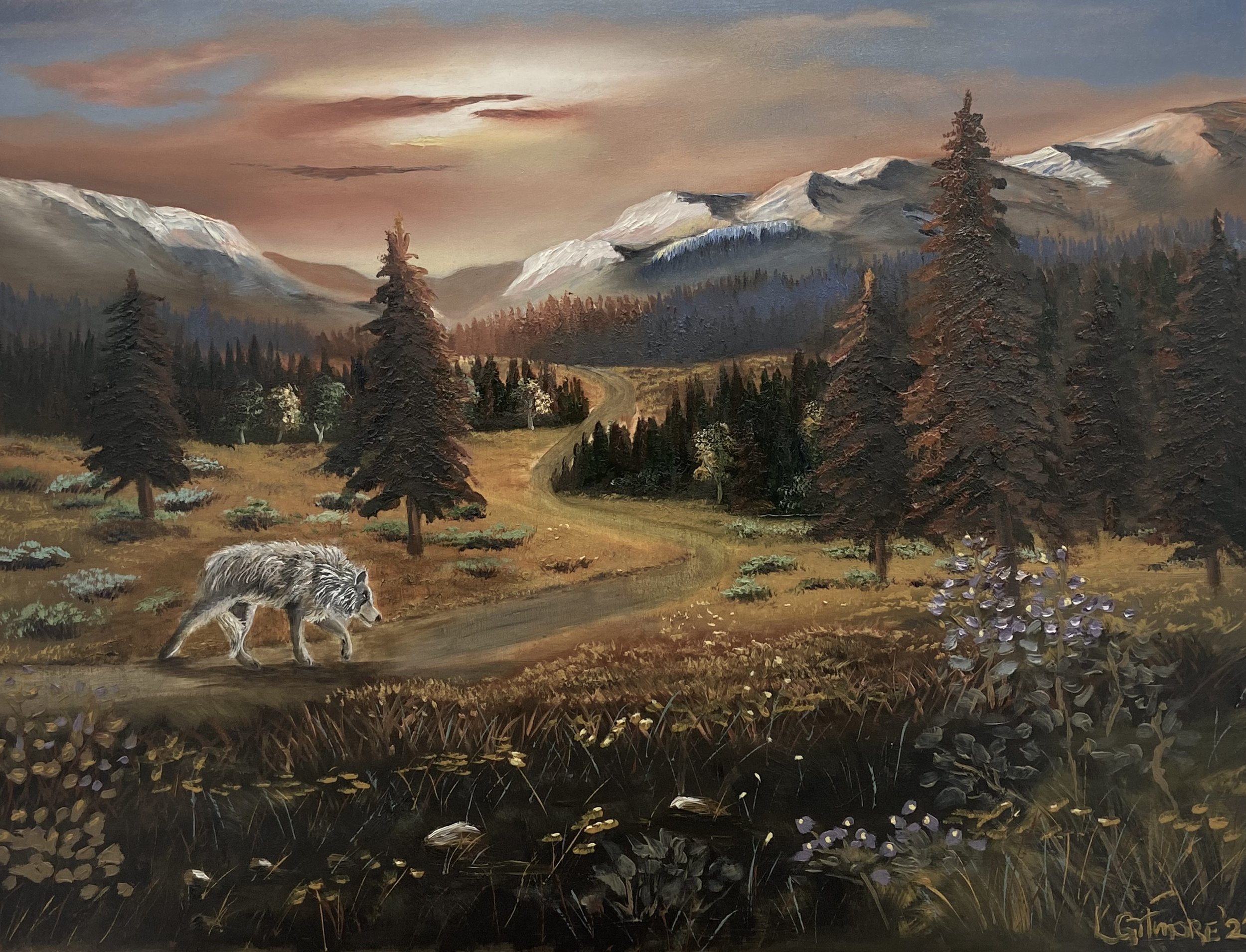 Lone Wolf
12 x 16 oil on Cradled board
75.00