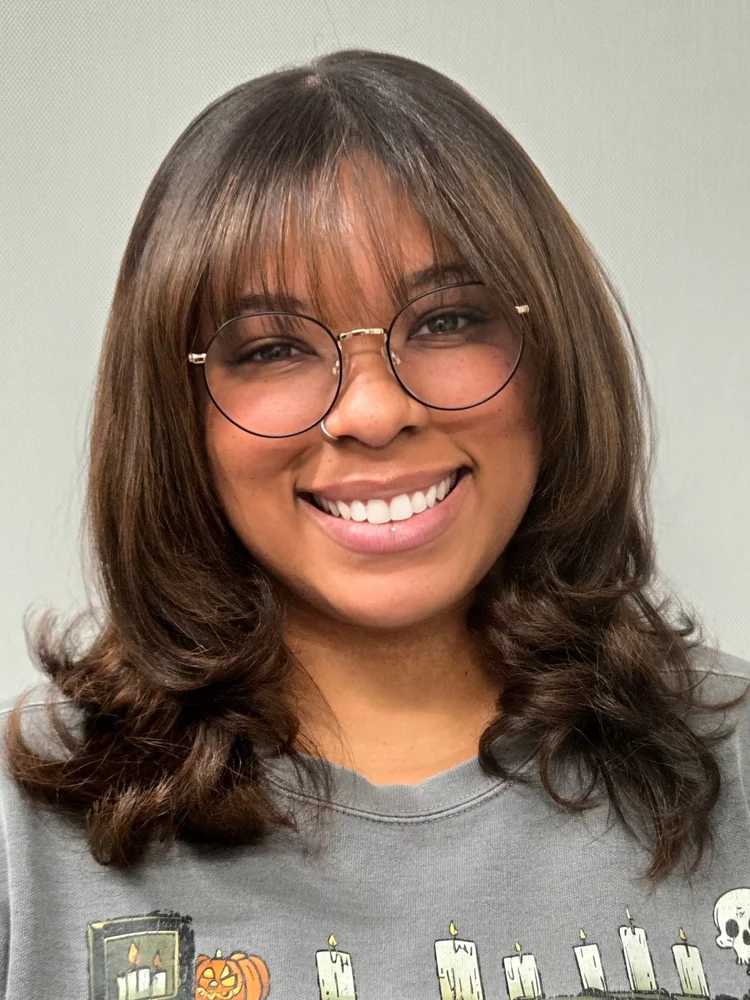 Silk press on natural hair texture at Querisma Beauty Studio Dallas