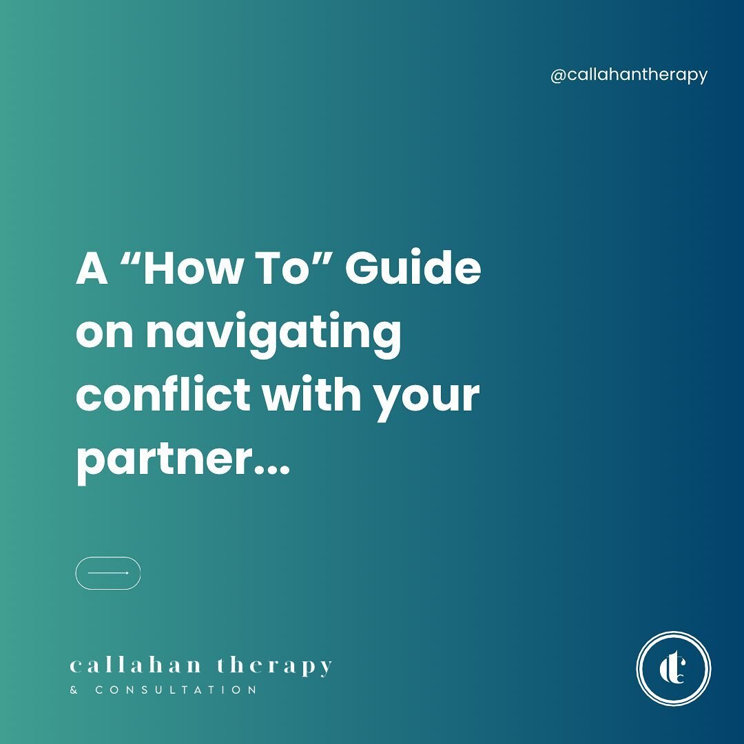 Check out this roadmap for navigating conflict with your partner, or other important loved one. Using this map gets each of you closer to feeling seen, heard and understood by one another. 💕