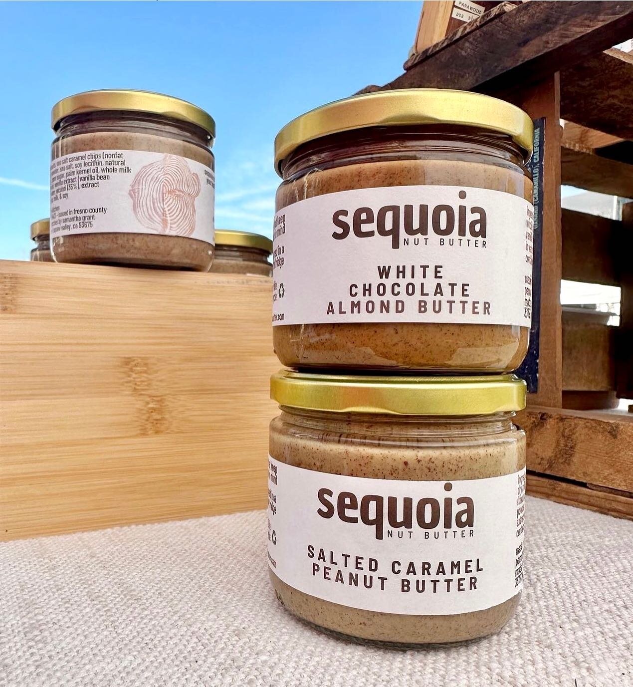 New vendor alert! Find @sequoianutbutter at today&rsquo;s Chula Vista farmers market from 10 am to 2 pm. Spread on a slice of fresh baked bread from @mipanbakery or dip juicy strawberries from @goldenheartfamilyfarms You&rsquo;ll go nuts! #nutbutter 