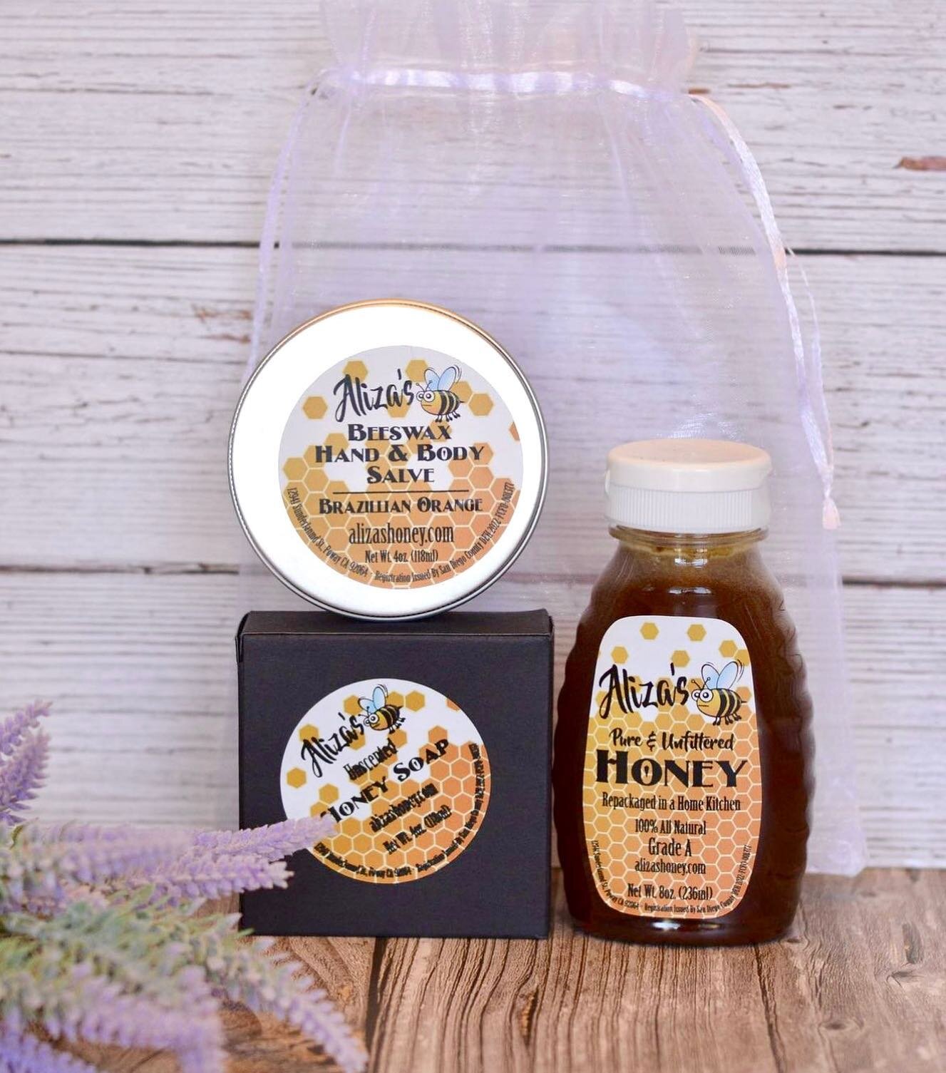 Thinking ahead to Mother&rsquo;s Day and how sweet gifts like @alizashoney are always the right size. Catch her today at the Downtown Chula Vista @thirdavenuevillagemarket today and at the @littleitalymercato every Wednesday morning. Bee 🐝 there now