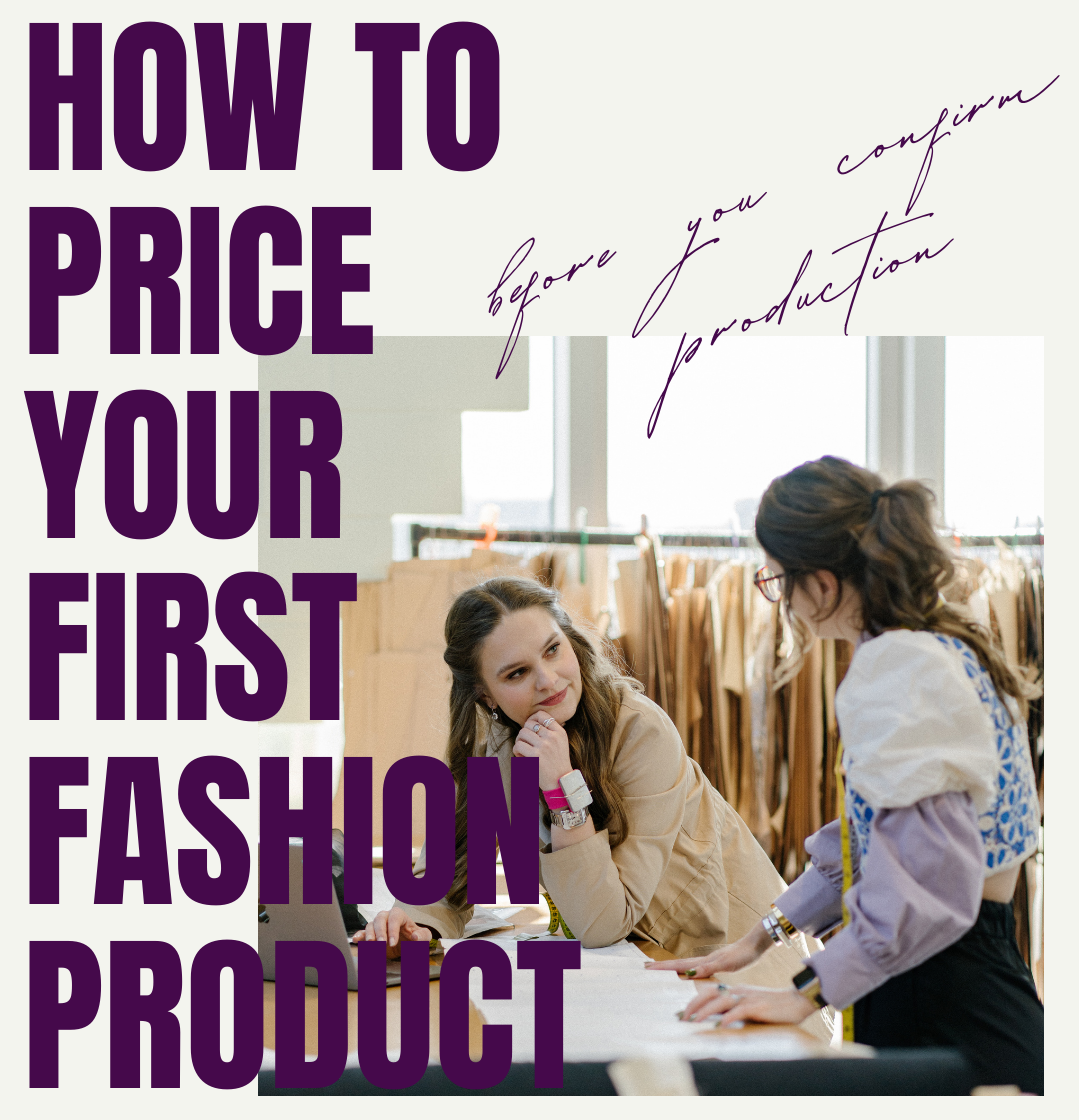 FASHION COST PER UNIT CALCULATOR