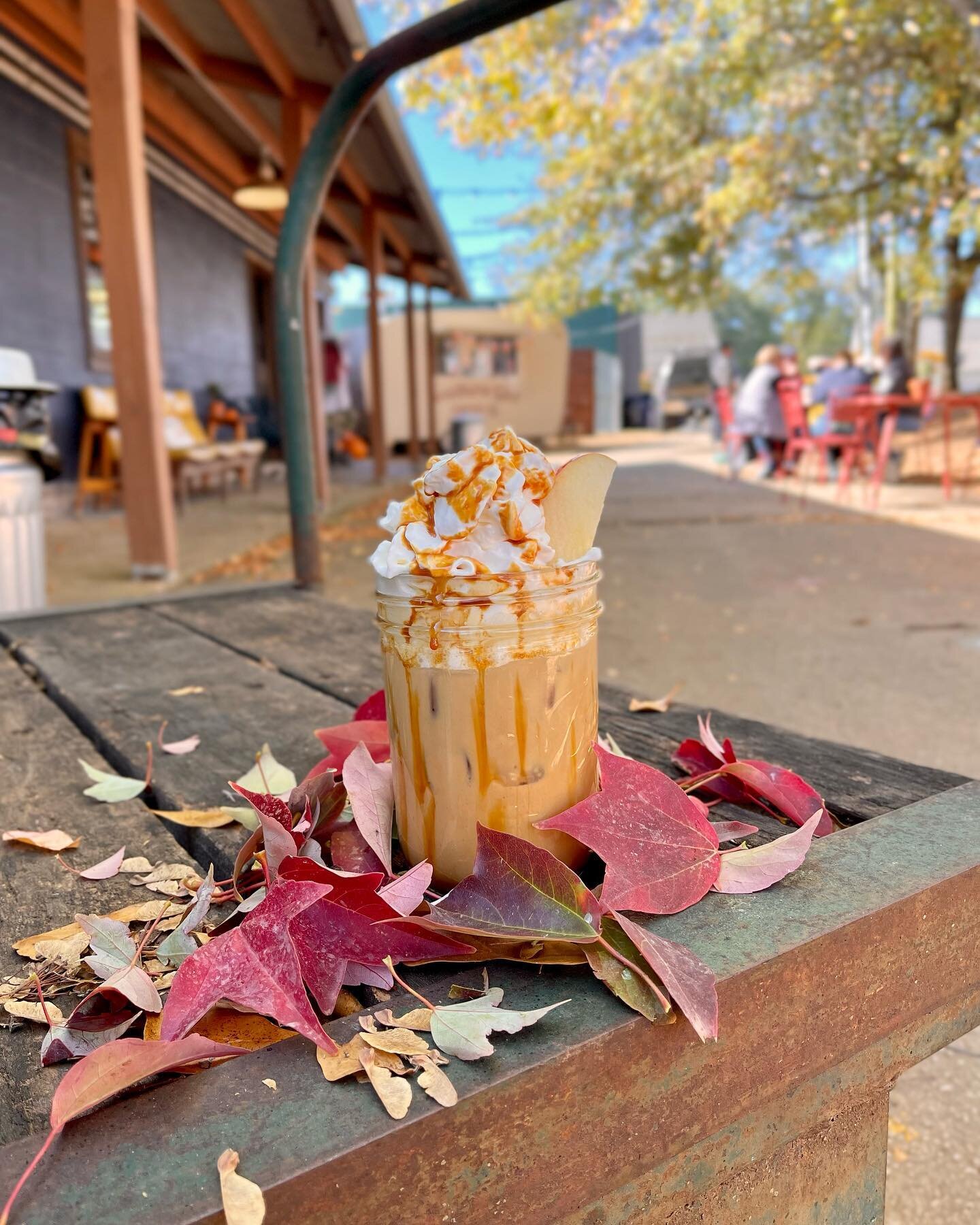 Our Caramel Apple Butter Latte has all the fall feels. Made with brown sugar, Fuji apple, and just the right amount of spice, it really is autumn in a cup. Iced or hot, there is no bad way to enjoy this latte. Stop by and enjoy one on this beautiful 