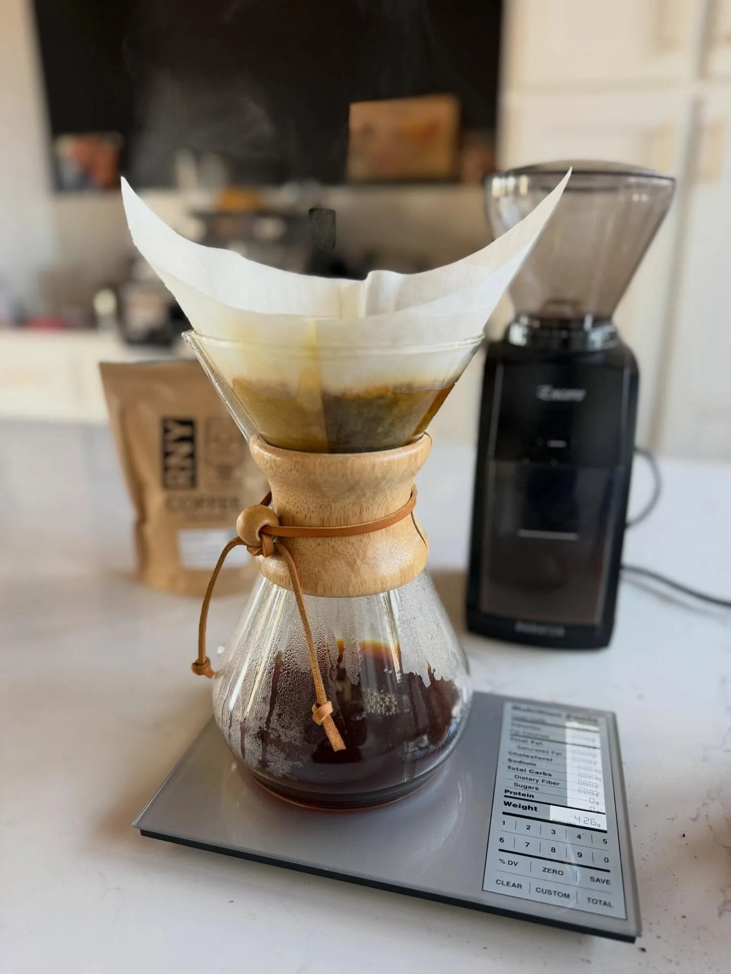 Quality check in progress: taste testing the Rwanda Womens Coffee Extension &ldquo;Kawa Yacu&rdquo; roast from last week to see if it makes the cut.