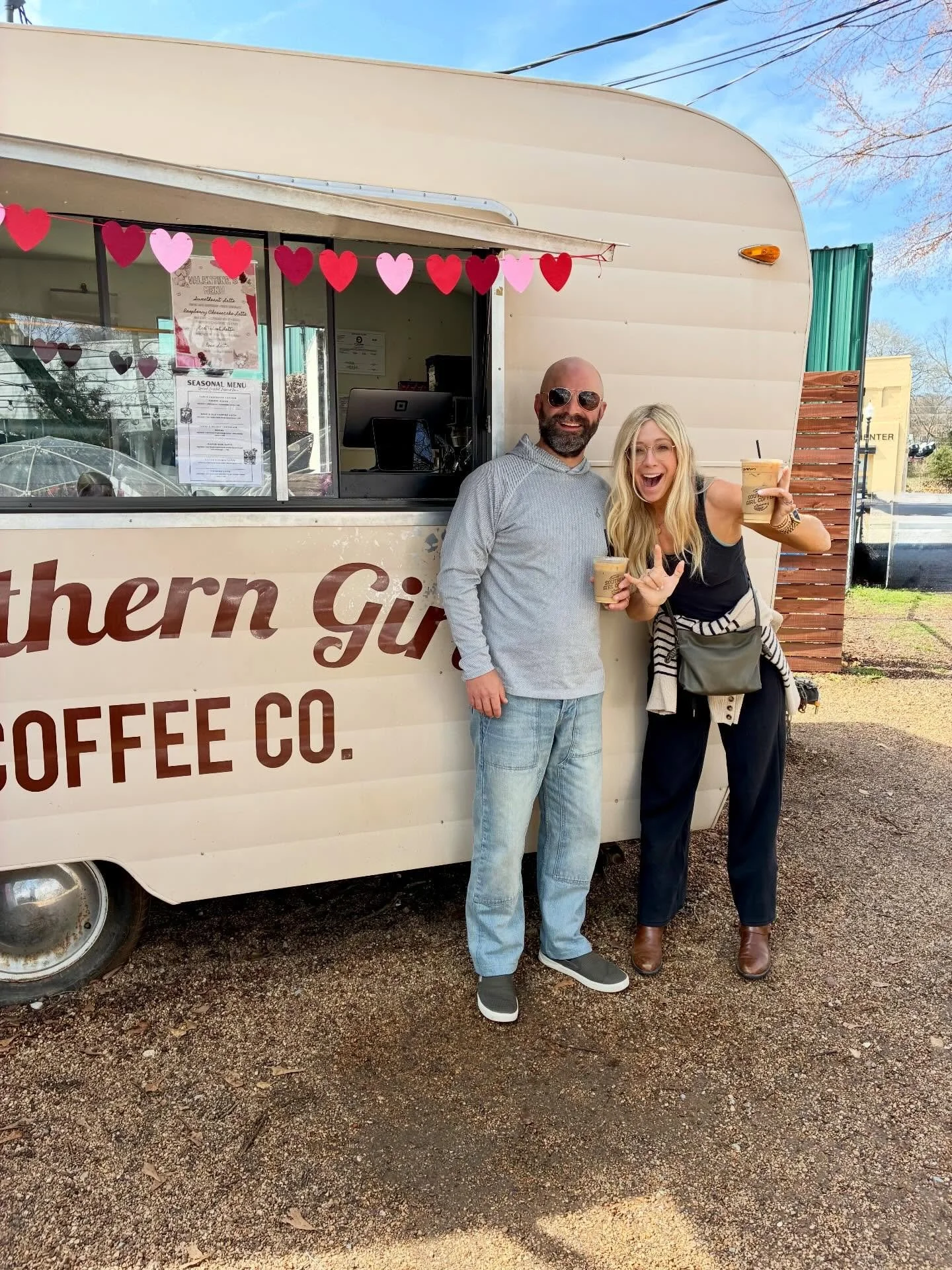 Look who stopped by the Alley before their show yesterday 🤍
Drew &amp; Ellie Holcomb grabbed a little Southern Girl Coffee before hitting the stage &mdash; and we got to catch the show last night too!
They were so kind, genuine, and just an absolute