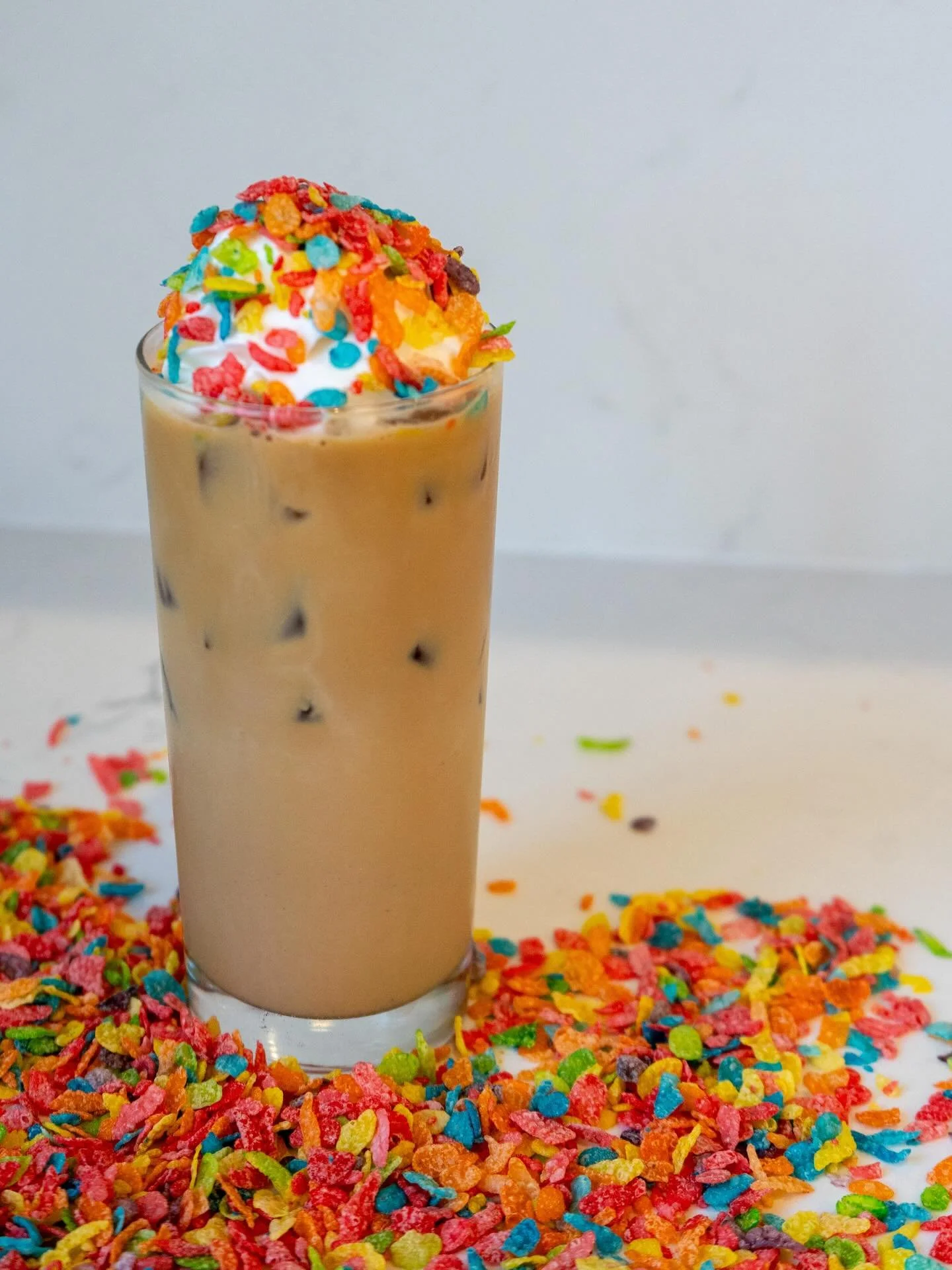 Saturday morning cartoons&hellip; but make it coffee 🥣☕️🌈

Our new Fruity Pebble Latte is made with our house-made Fruity Pebble Syrup, espresso, milk, and topped with whipped cream + that classic fruity crunch.

Sweet. Nostalgic. Just the right am