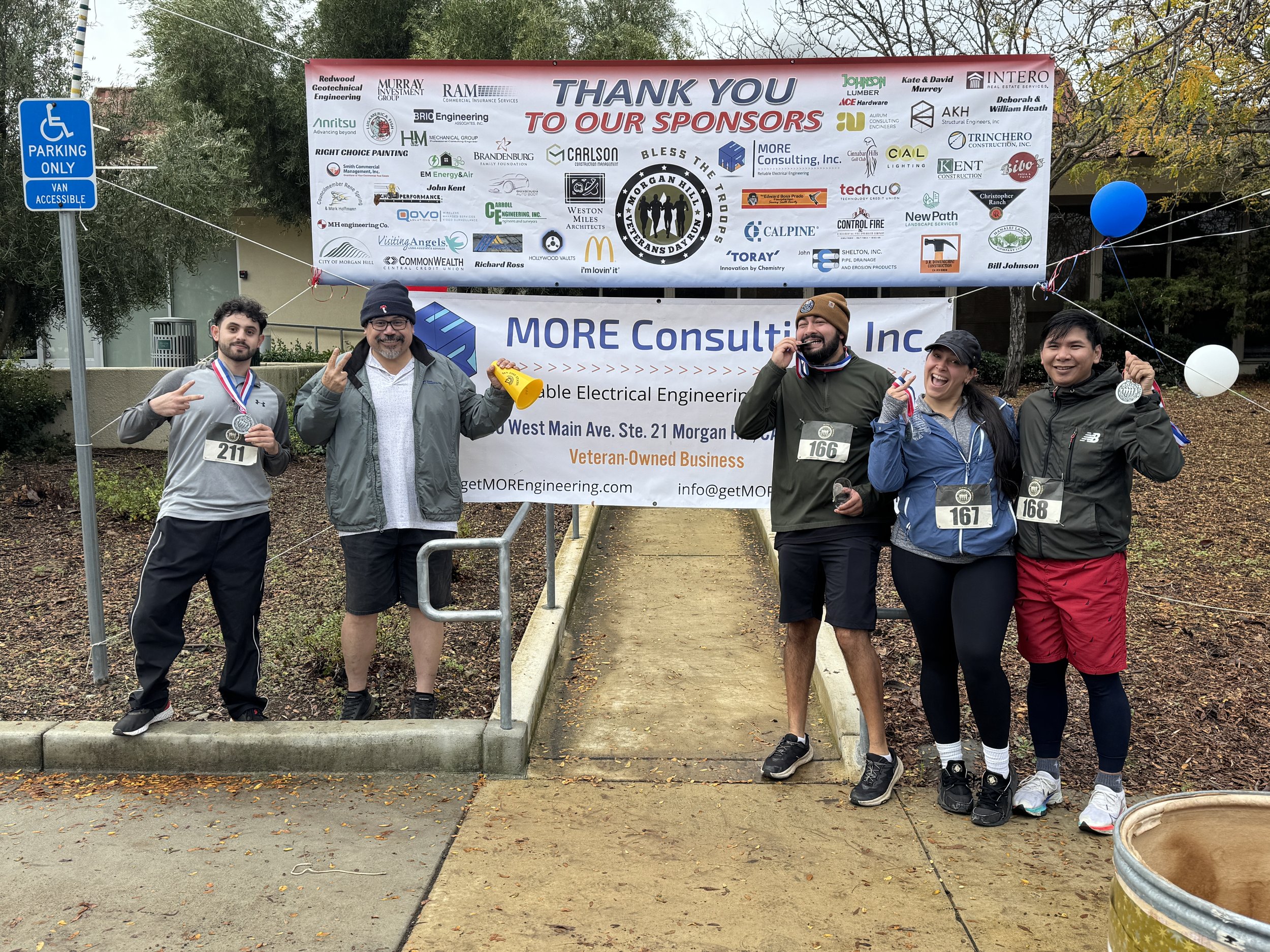 Ali, Mike, Jesus, Celina, and Vinh