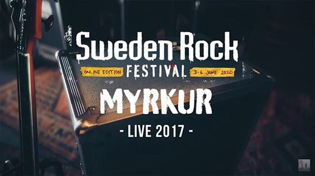 Right now you can see the the 2017 concert with @myrkurmyrkur at @swedenrockfestival . Good times! Link in bio #myrkur #swedenrockfestival #metal #nordic #scandinavianmetal #drummer #metaldrummer