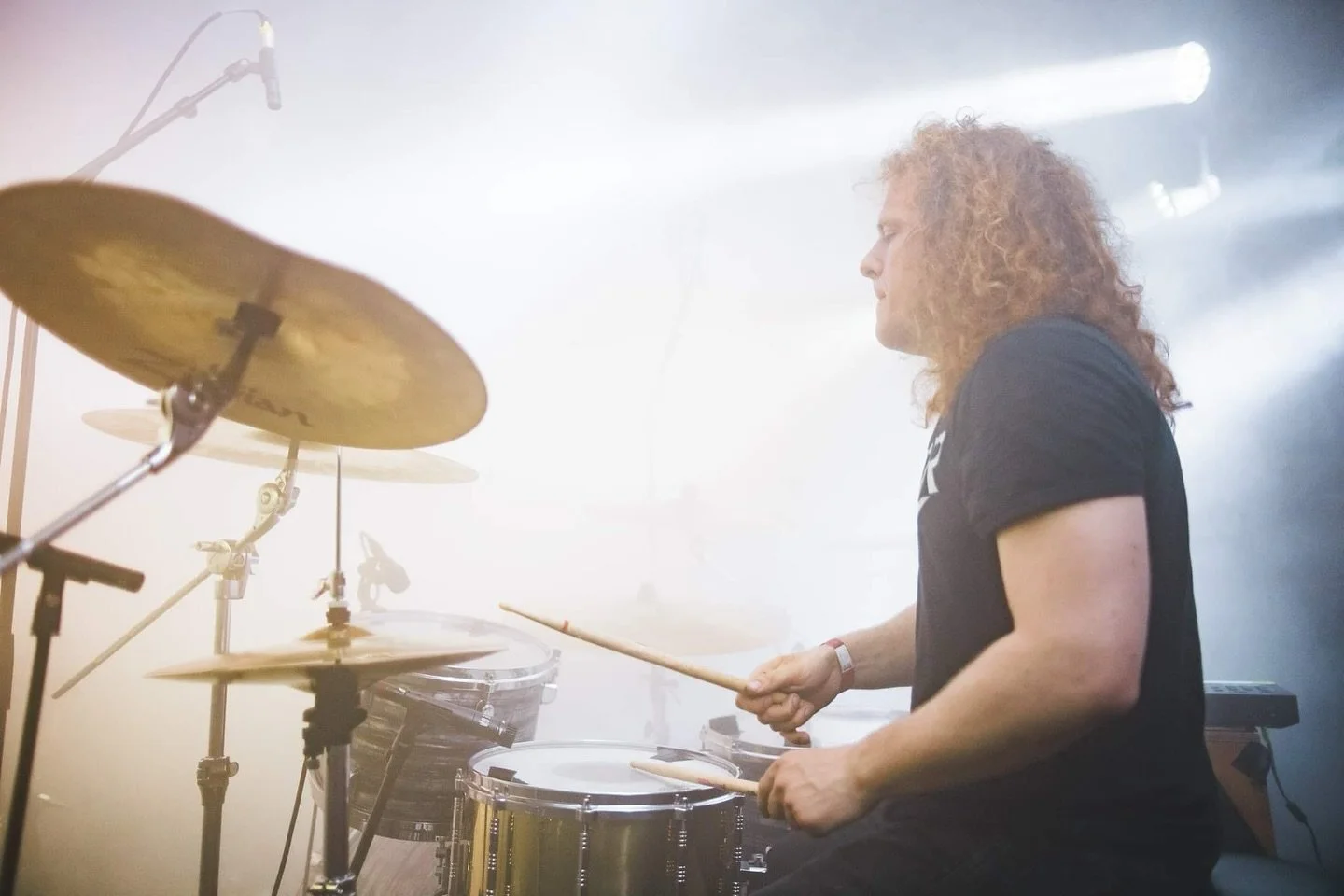 Thanks to all who came out to @afskyofficial yesterday! 

A great @acolossalweekendcph ! 

Photo: @petertroest 

@bstickofdenmark 
@acd_unlimited pedals
@rolandglobal 

#afsky #acolossalweekend #martinhaumann #metaldrummer #dsbm #blackmetal #blastbea