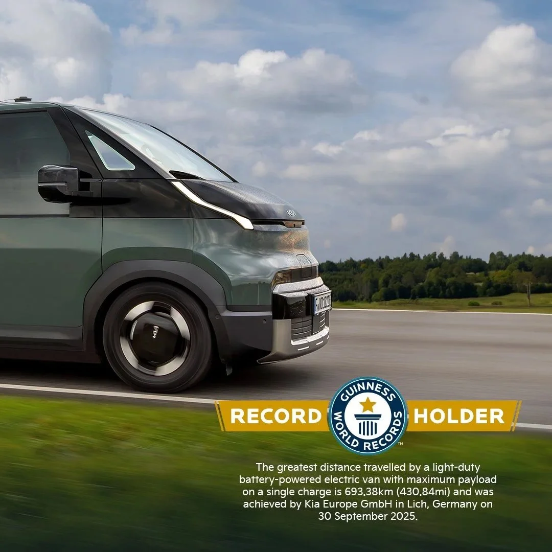 Kia PV5 Guinness World Record Event