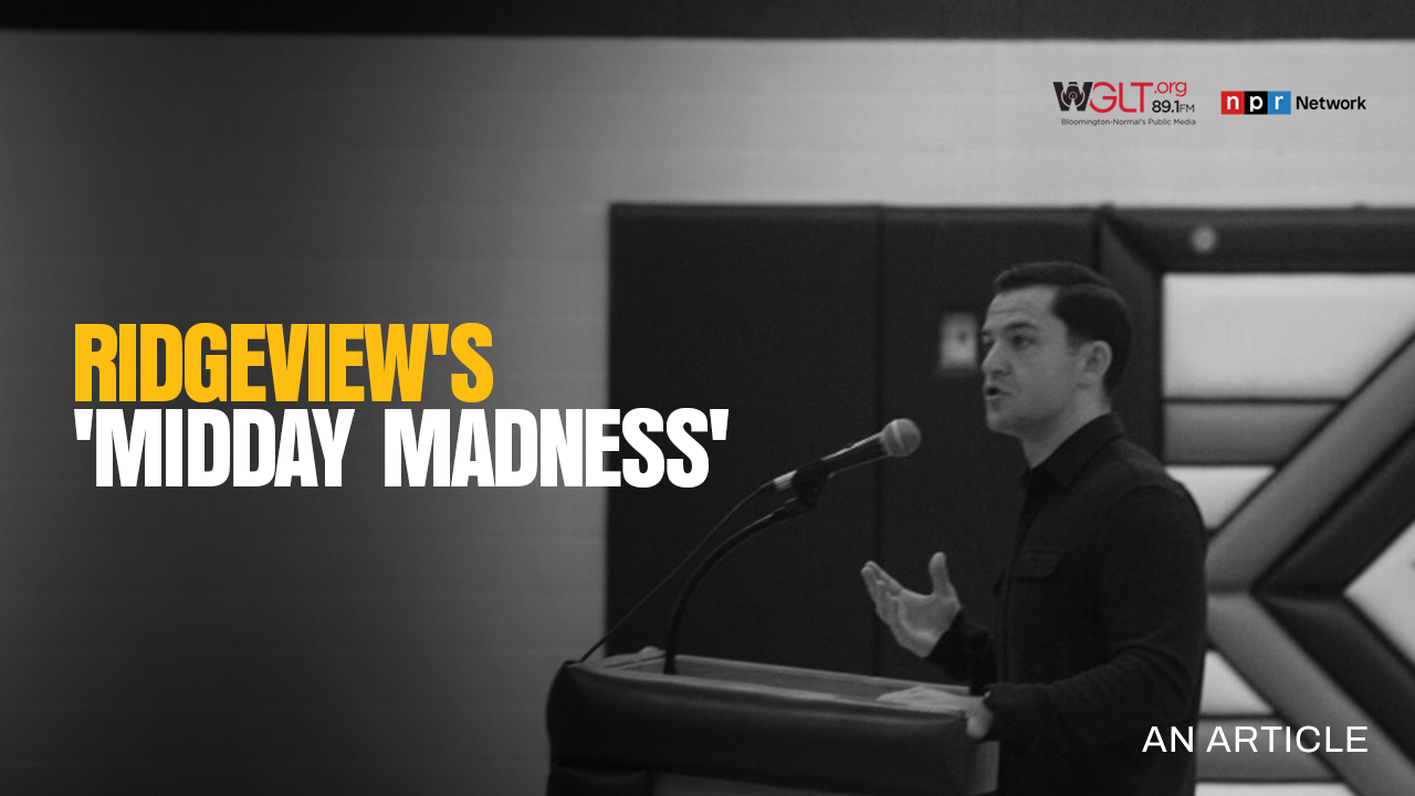 Online safety speaker Ben Tracy spoke to students and community members about online safety at Ridgeview Highschool