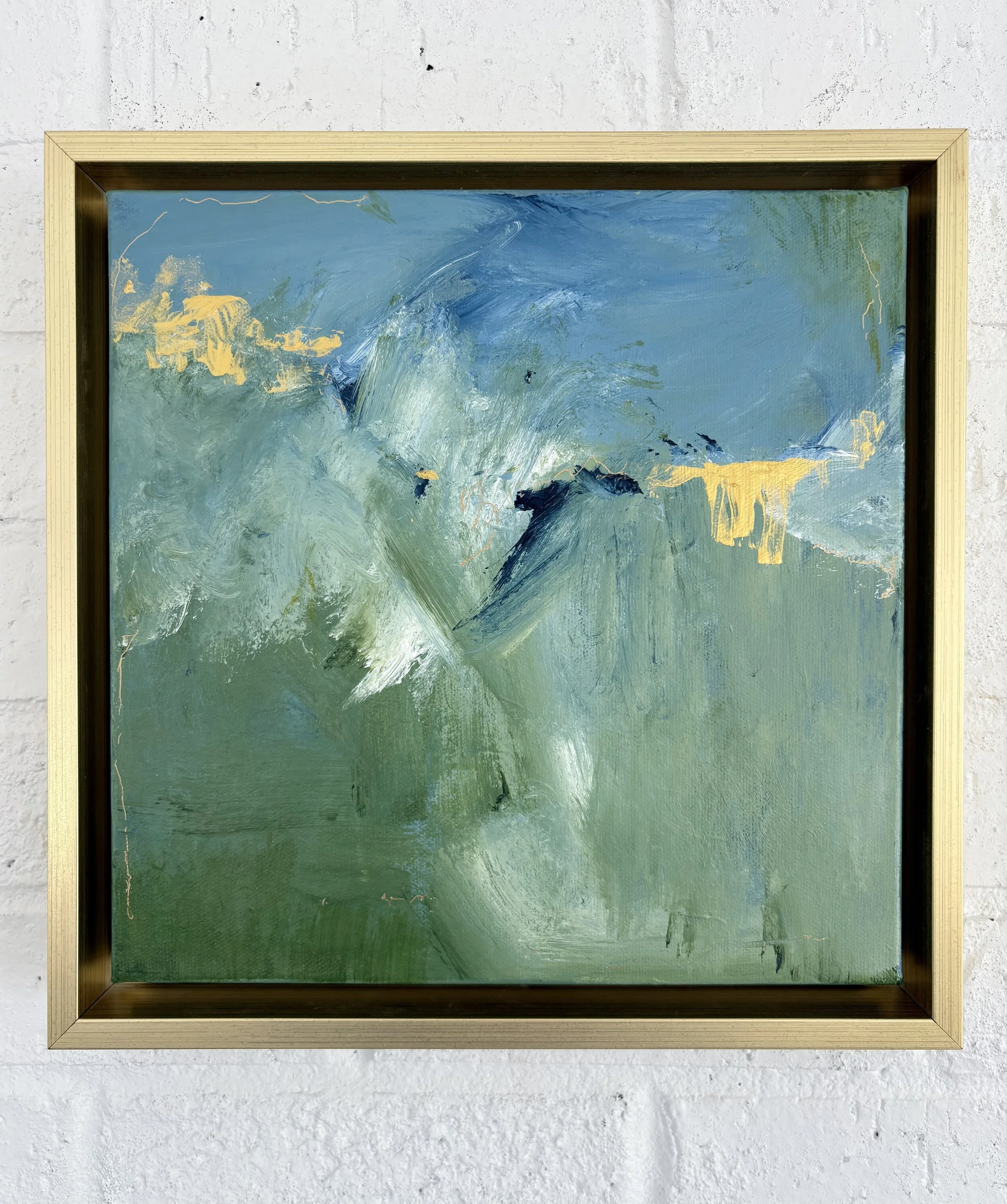 Big Sky Blues, 10X10 Framed