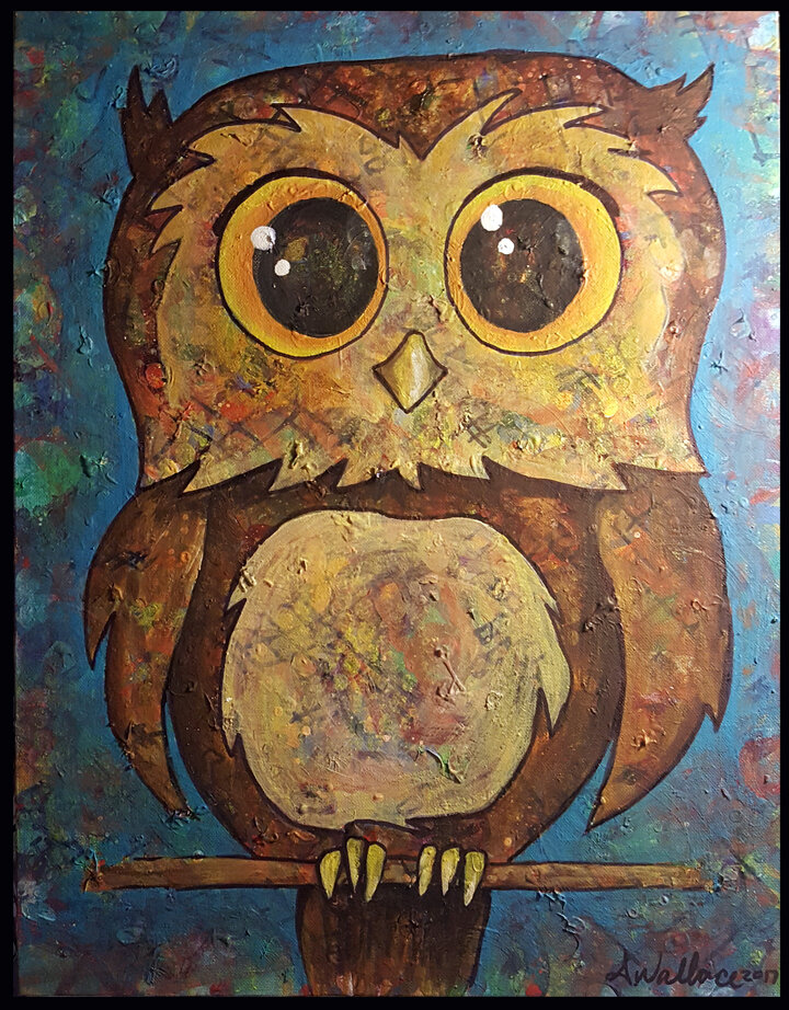 Sandra Wallace's mixed media portfolio.
