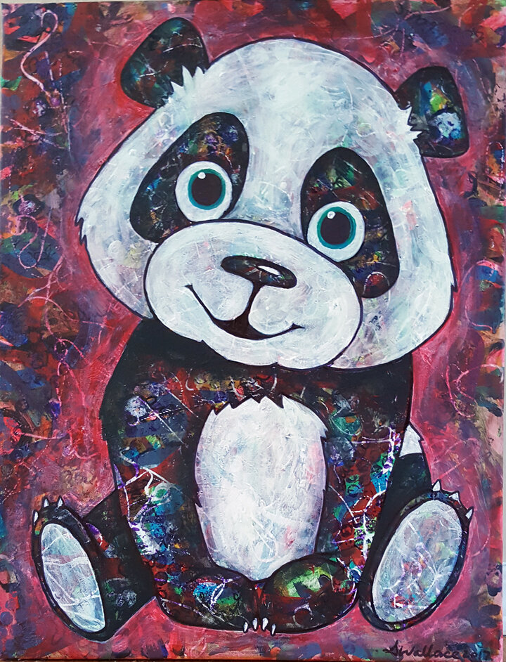 Sandra Wallace's mixed media portfolio.