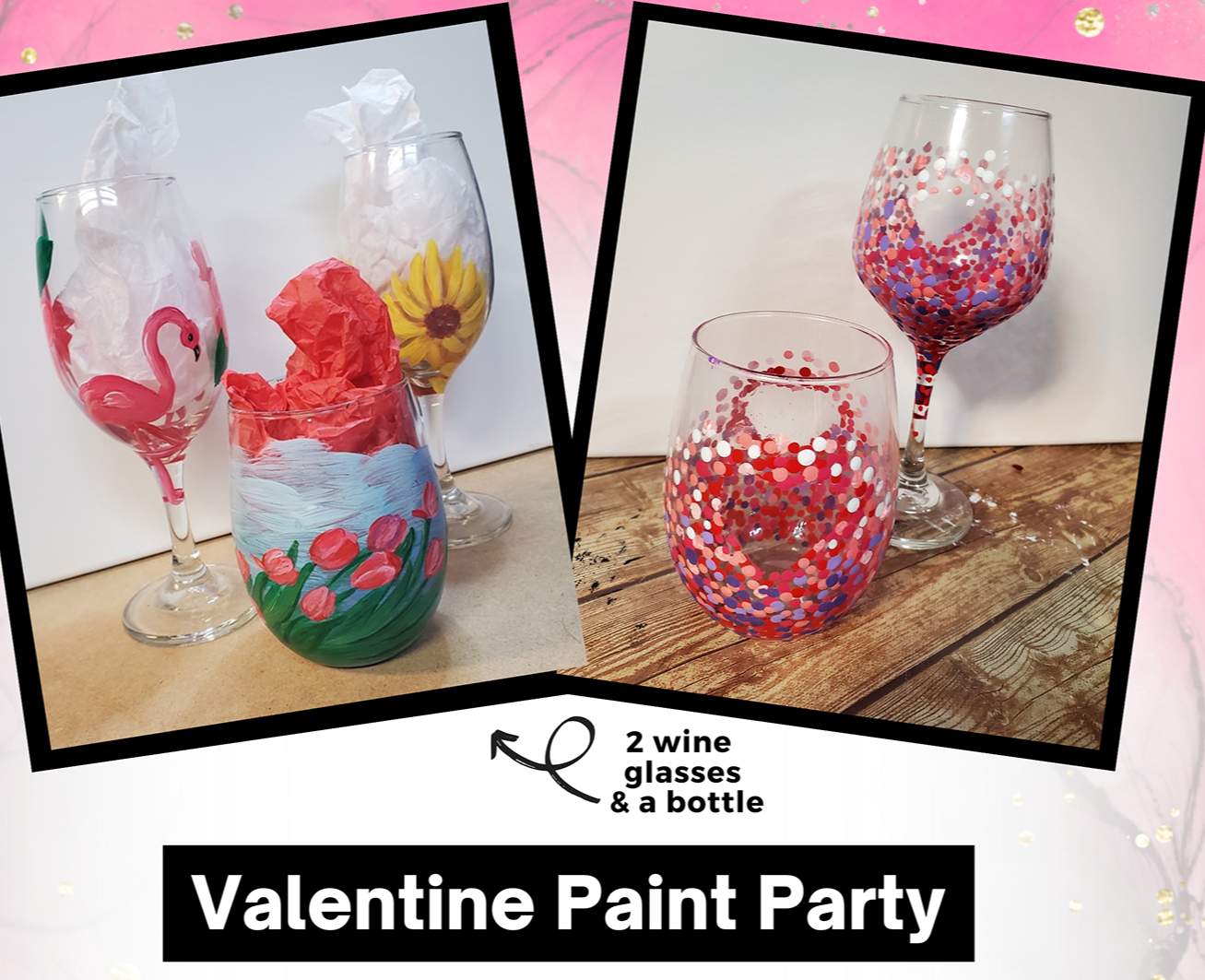 Wine glass Painting