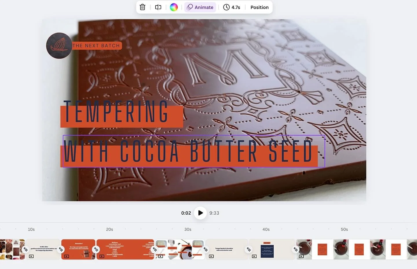 Updating and improving my materials for the Next Batch is no different than how I as a chocolate maker&mdash;how the best chocolate makers&mdash;improve our products as we continue to hone our skills.

Do we learn to walk so we can just stay in one p