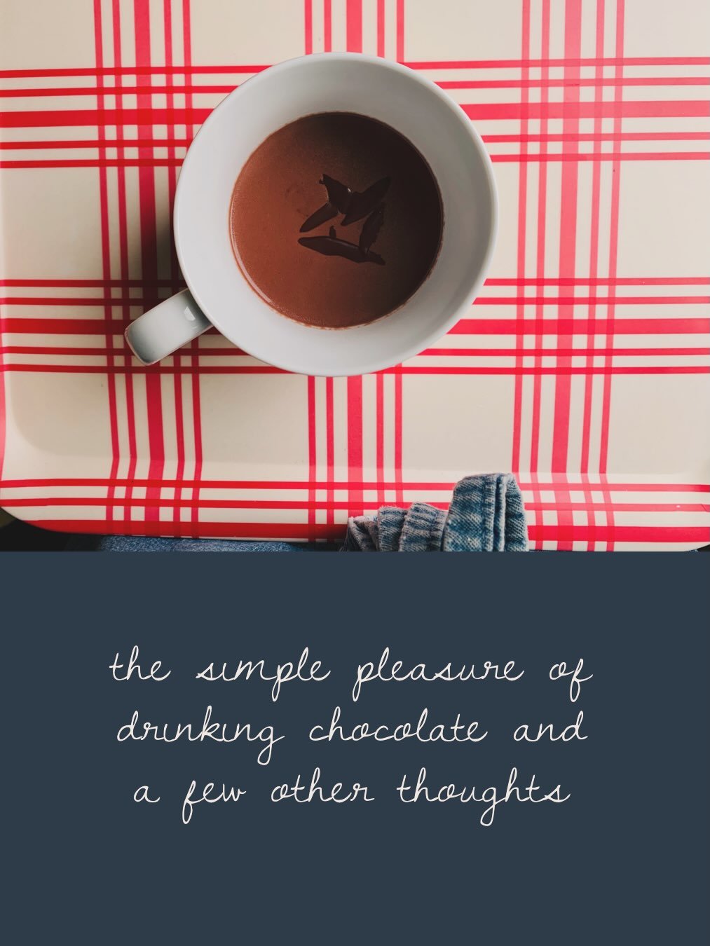 full disclosure: this post was made while enjoying a creamy drinking chocolate made with 68% dark Zorzal cacao, soy milk, and a pinch of cardamom.