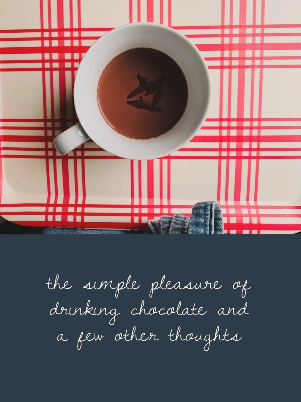 full disclosure: this post was made while enjoying a creamy drinking chocolate made with 68% dark Zorzal cacao, soy milk, and a pinch of cardamom.