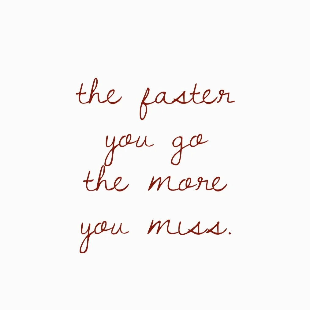 fast food culture: make it faster, make it cheaply, maximize profits over people

slow food community: what we put in our mouths~~and how we craft it~~affects not only our bodies, but the world at large