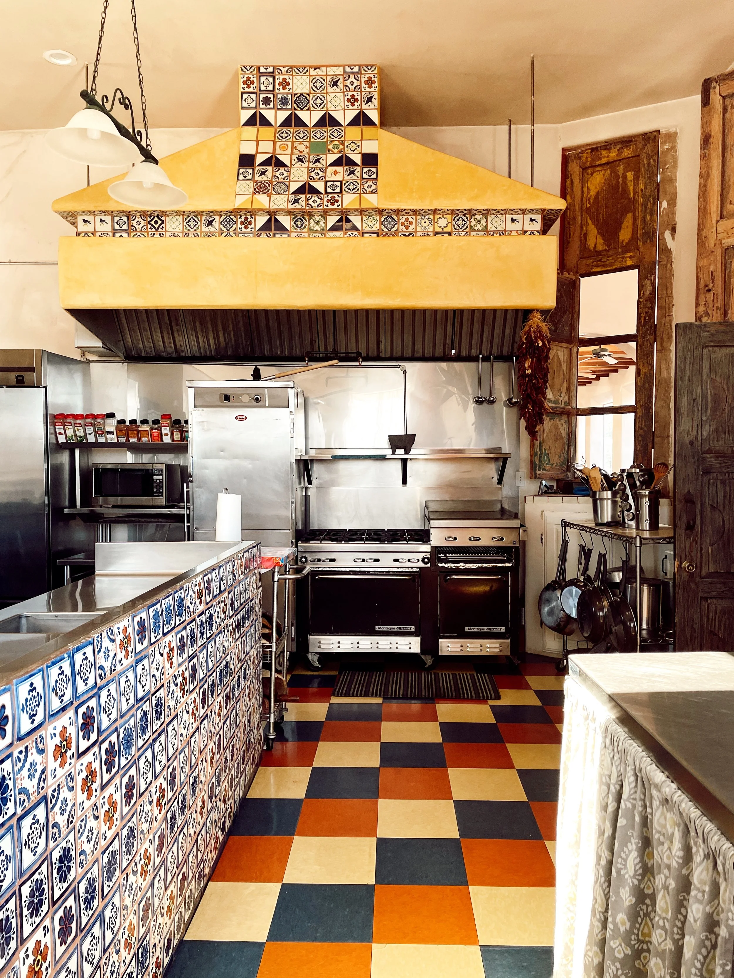 the commercial kitchen 