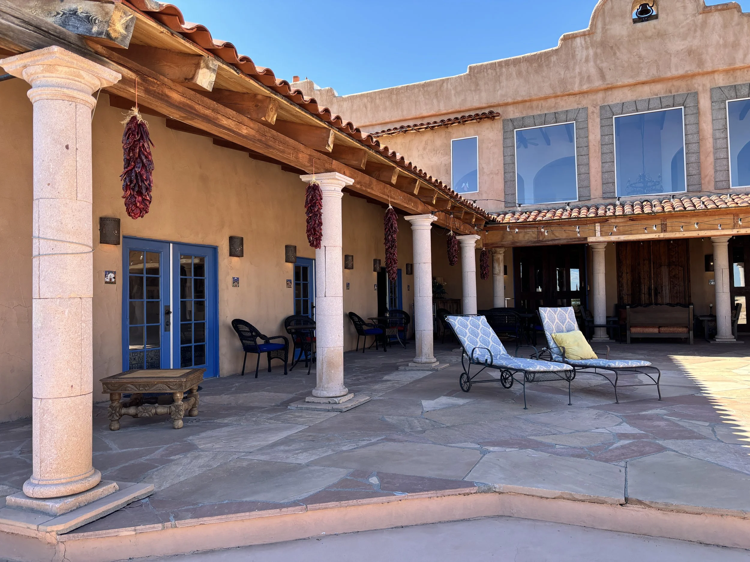 the patio (my favorite spot for star gazing!)