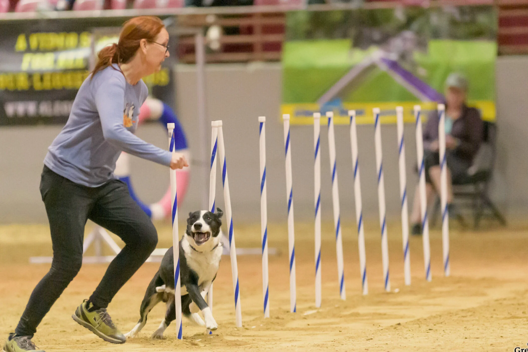 Kate and Hi-Fi competing in the finals at the UKI National Open in Florida.