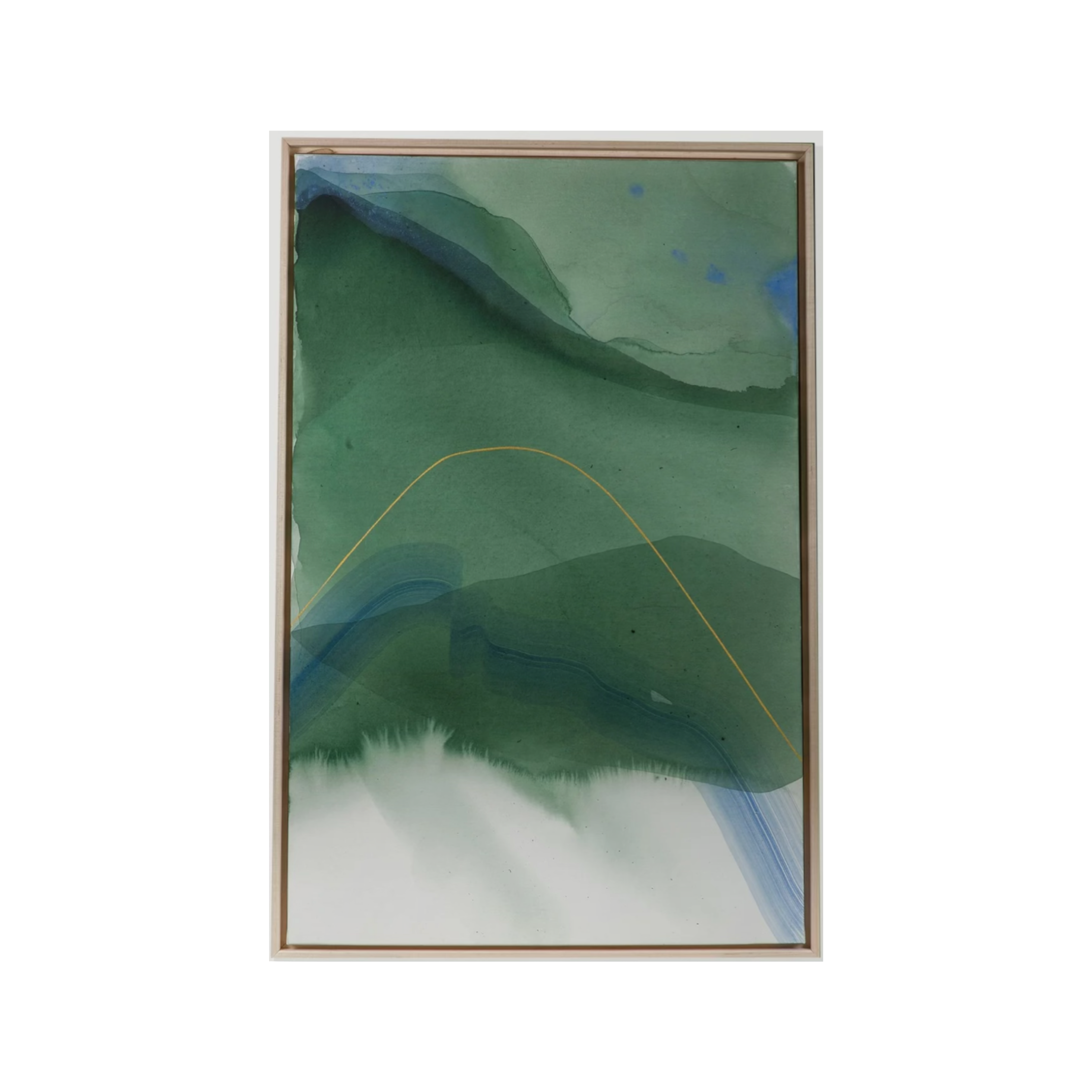 KINDNNESS IN SHADES OF GREEN - 24 x 36"