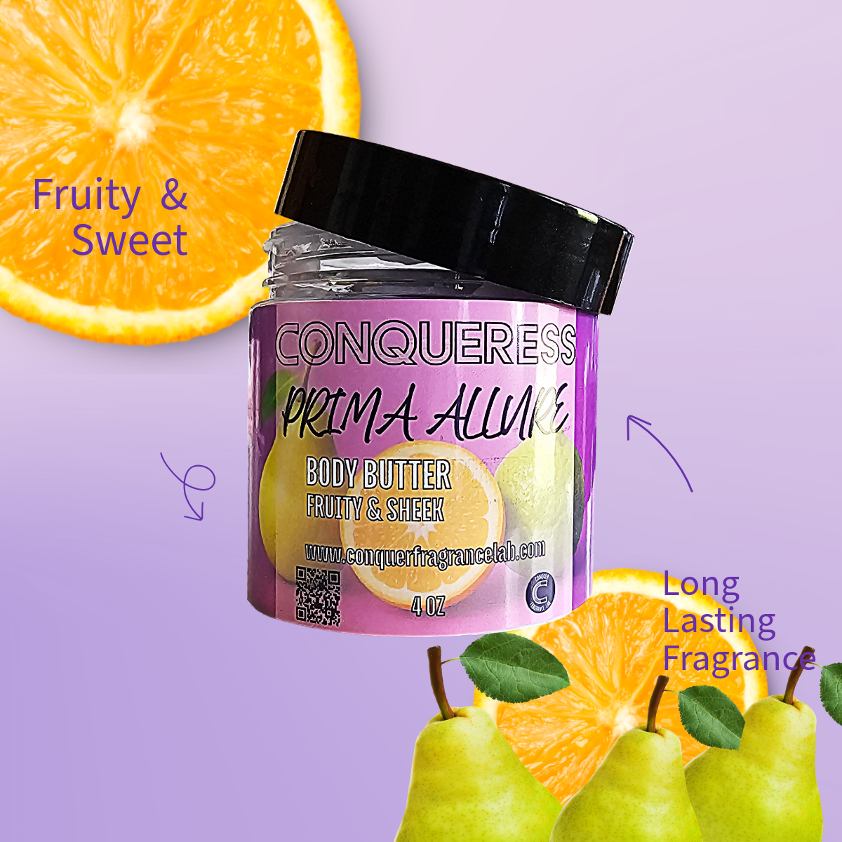 CONQUERESS BODY BUTTER - PRIMA ALLURE | INSPIRED BY VERSACE DYLAN PURPLE