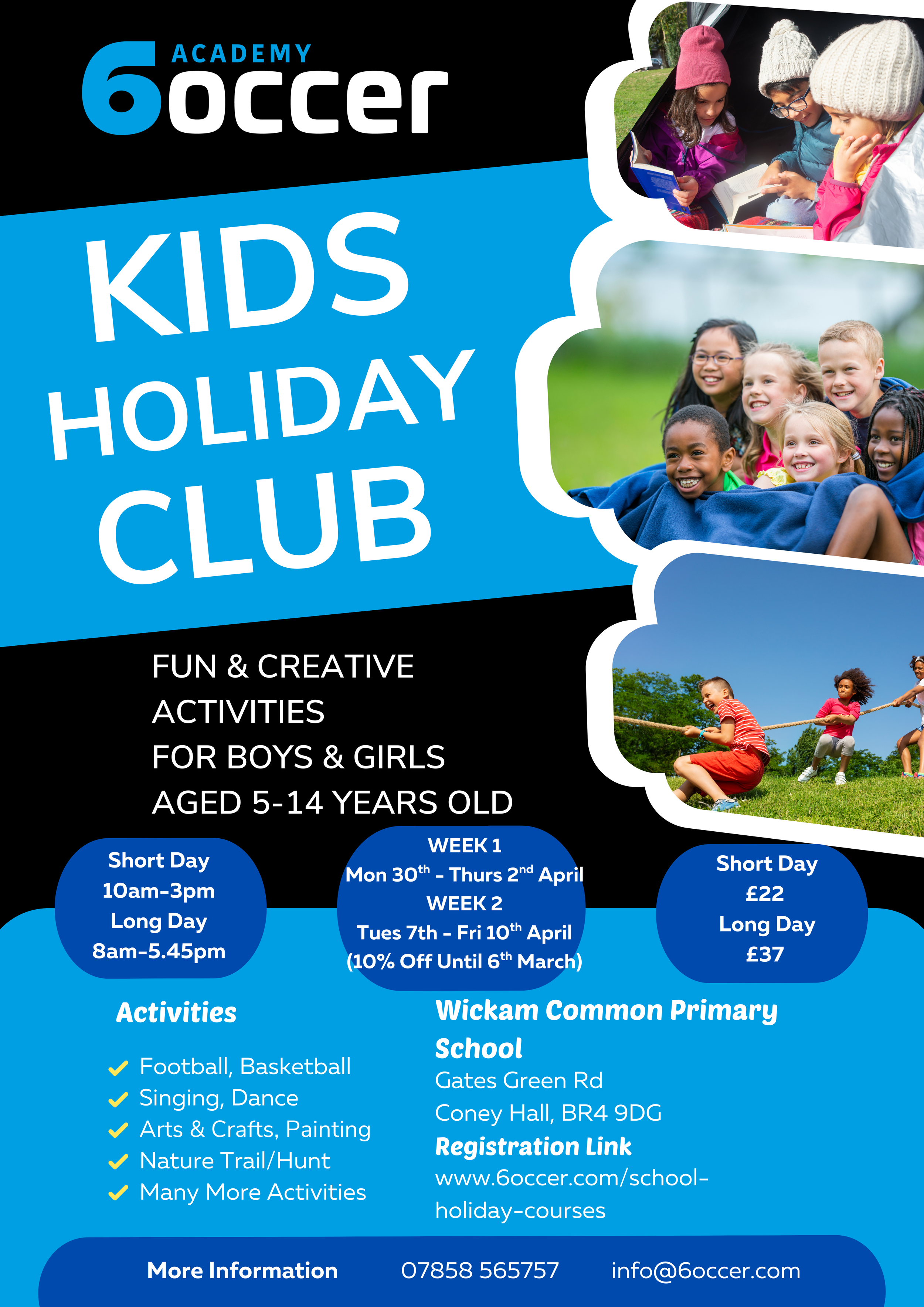 6occer Academy Holiday Courses