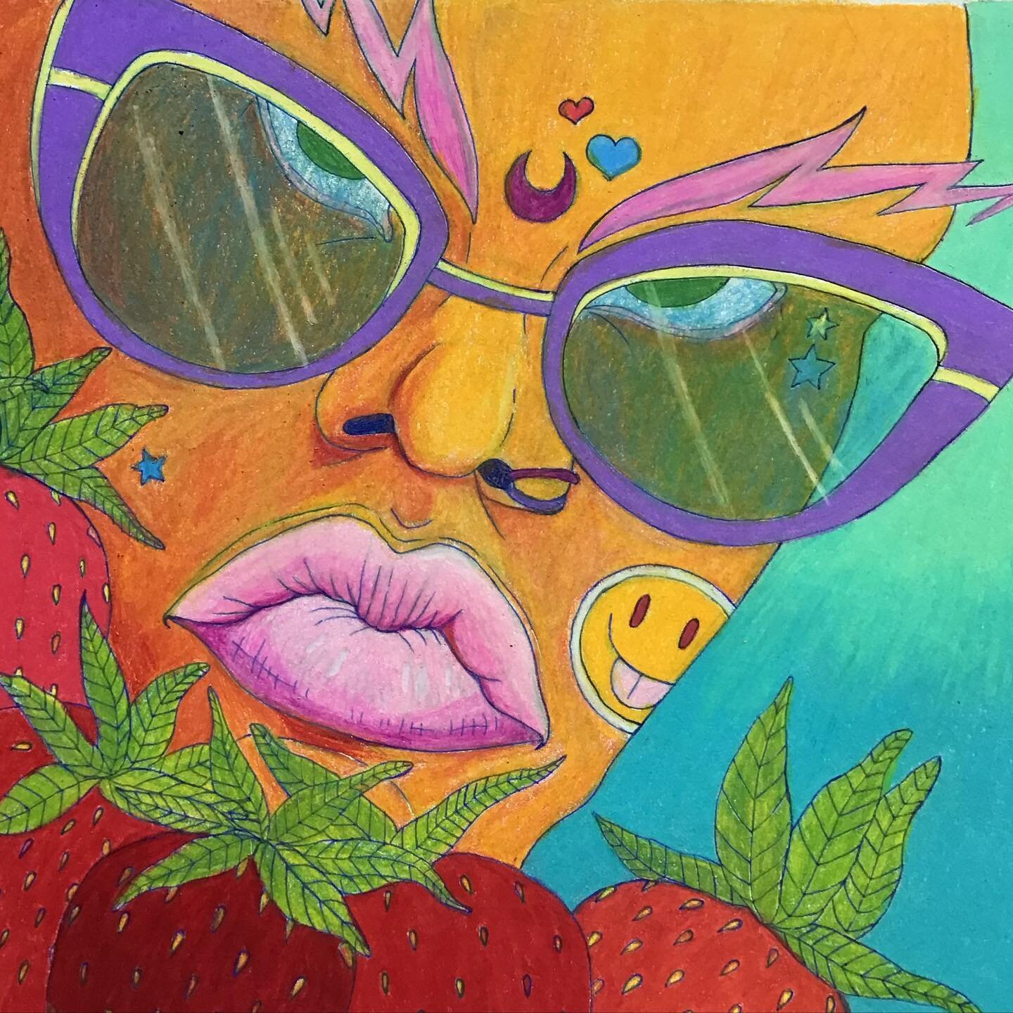 &ldquo;Strawberry Jane&rdquo; 🍓🍓 
Print design, sizes come in 8&rdquo; and 10&rdquo;
#swipeleft 
.
.
.
#blackartists #blackillustrators #strawberry #strawberryart #strawberryillustration #blackgirlart #blackgirlmagic #blackownedbusiness