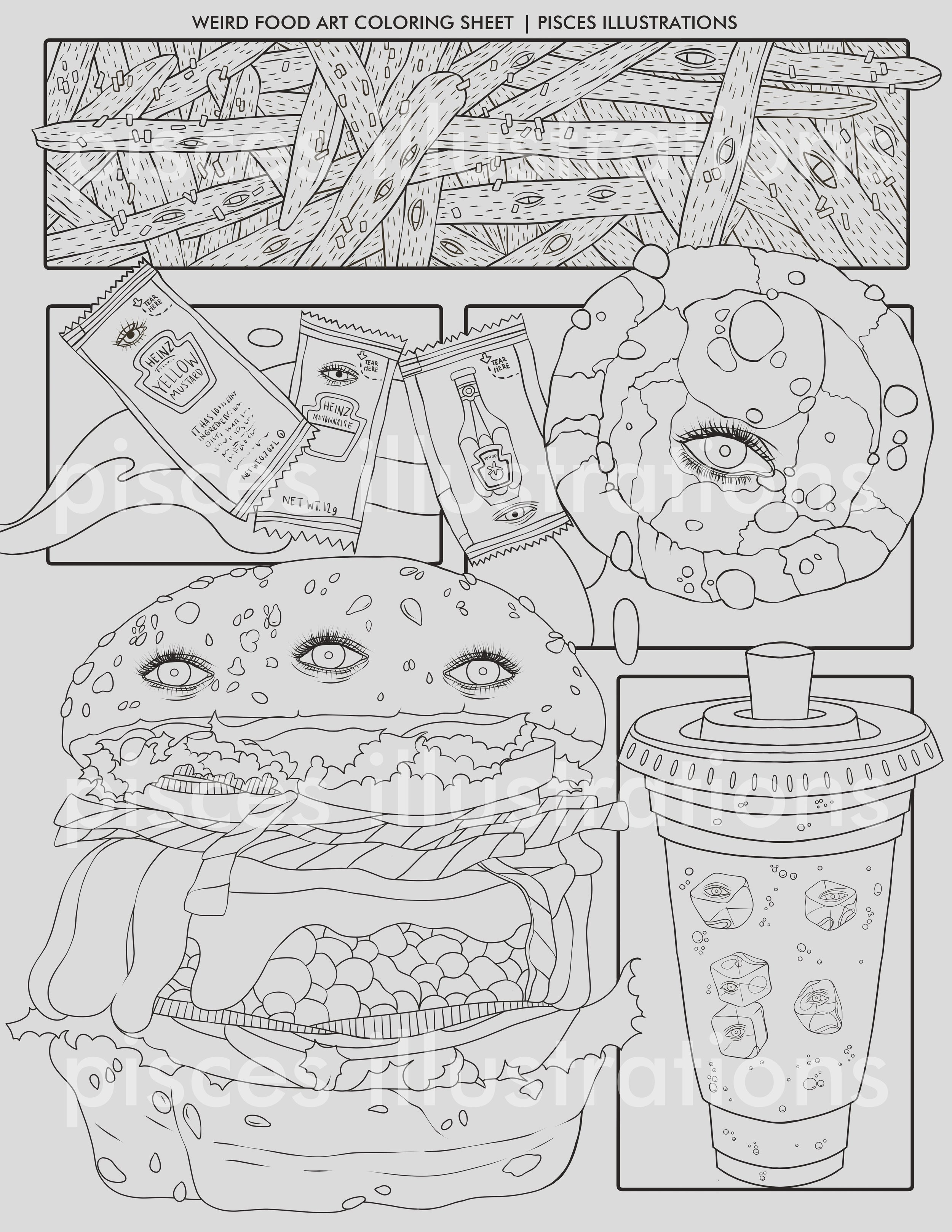 ColoringPage-WeirdFoodArt-FastFood-v1_WATERMARK.jpg
