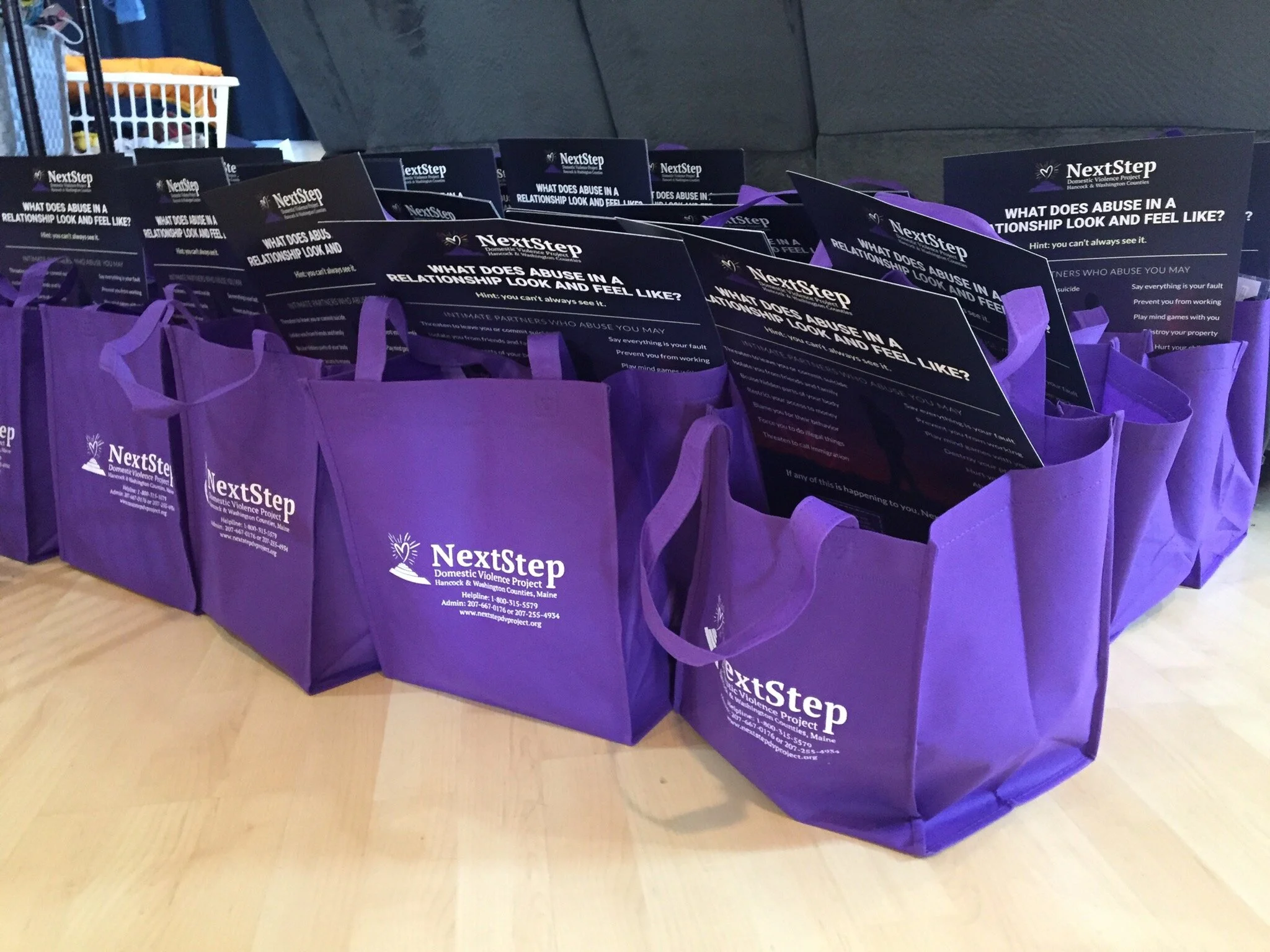 NextStep "Shines A Light" on Domestic Violence during October