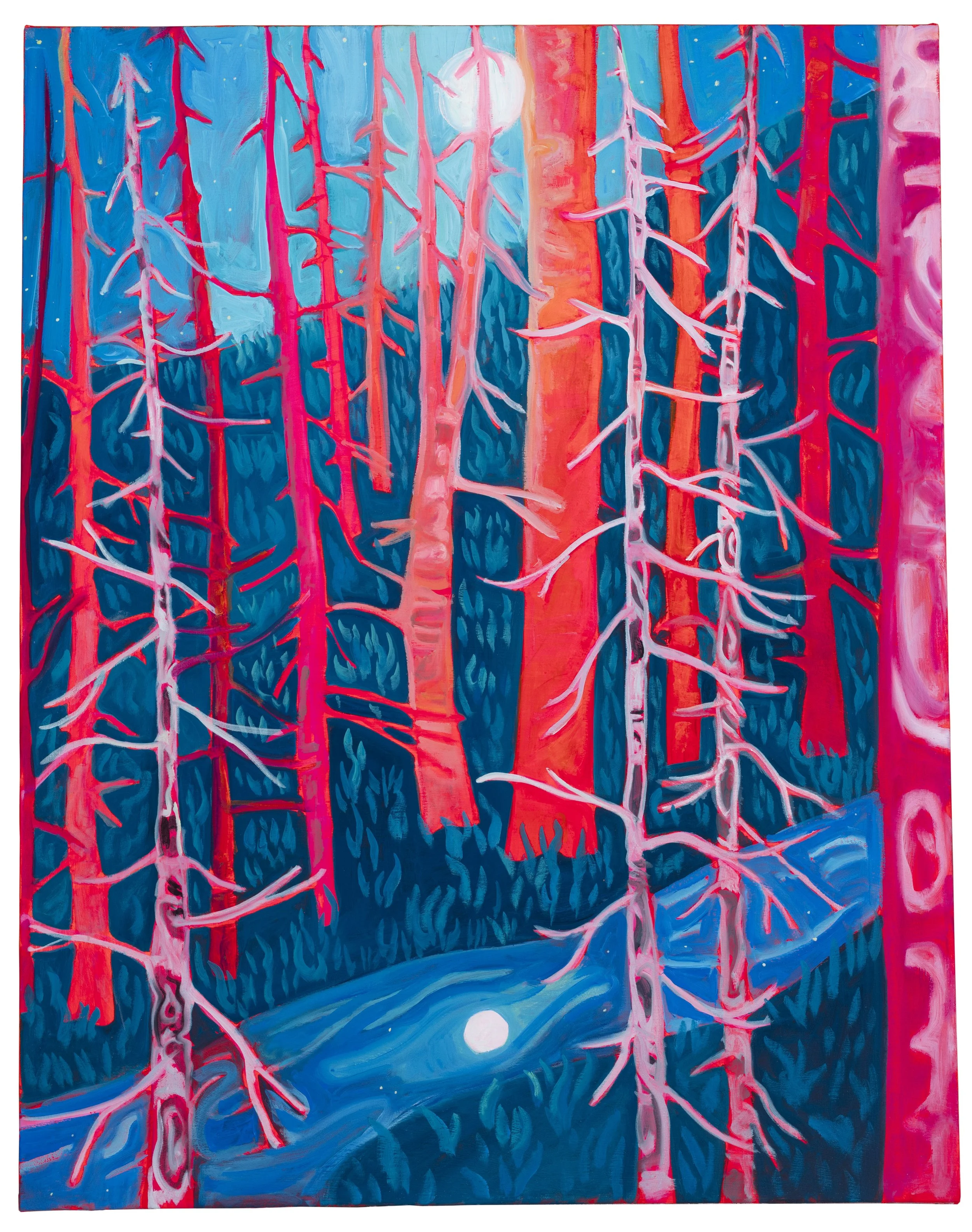 Light is sufficient to itself, 28x22", oil on canvas